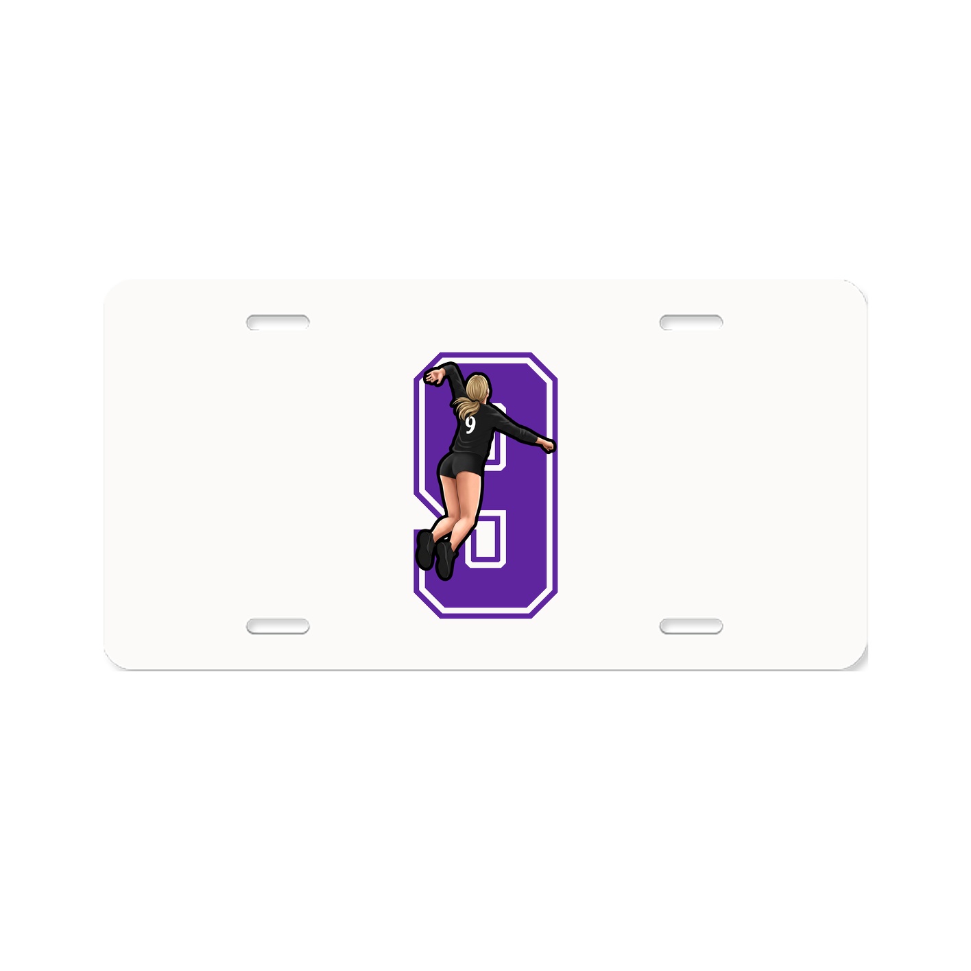 License Plate — Number in Classic