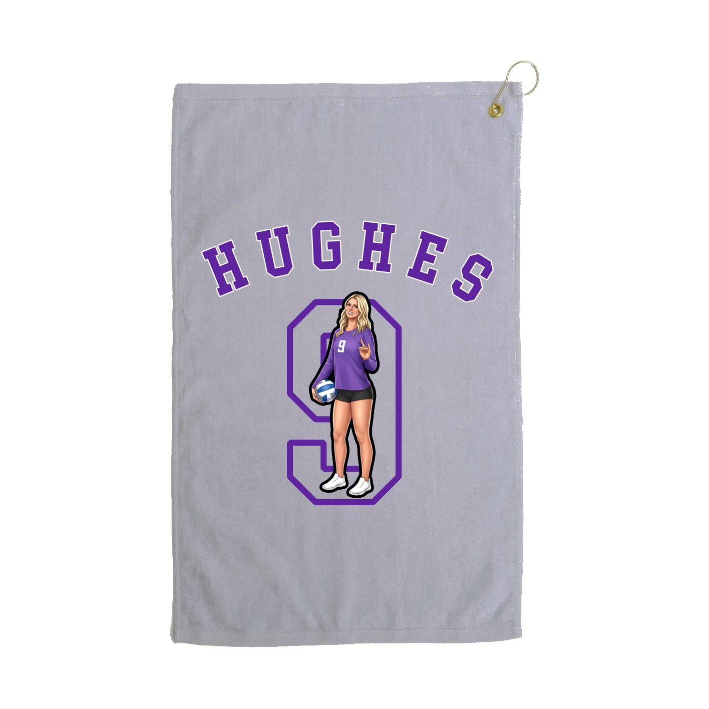 Golf Towel — Shirsey Arch in Grey