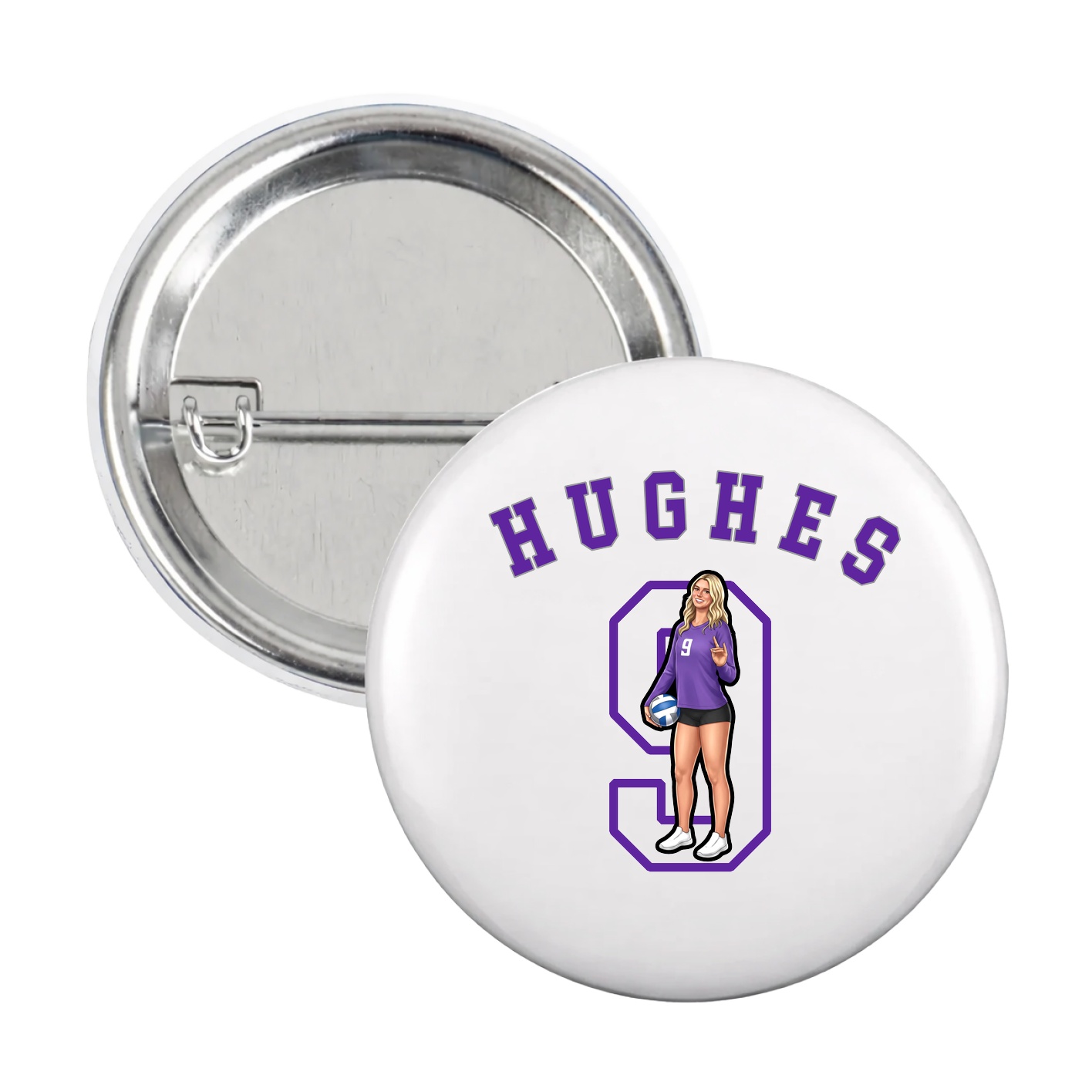 Game Day Button — Shirsey Arch in White