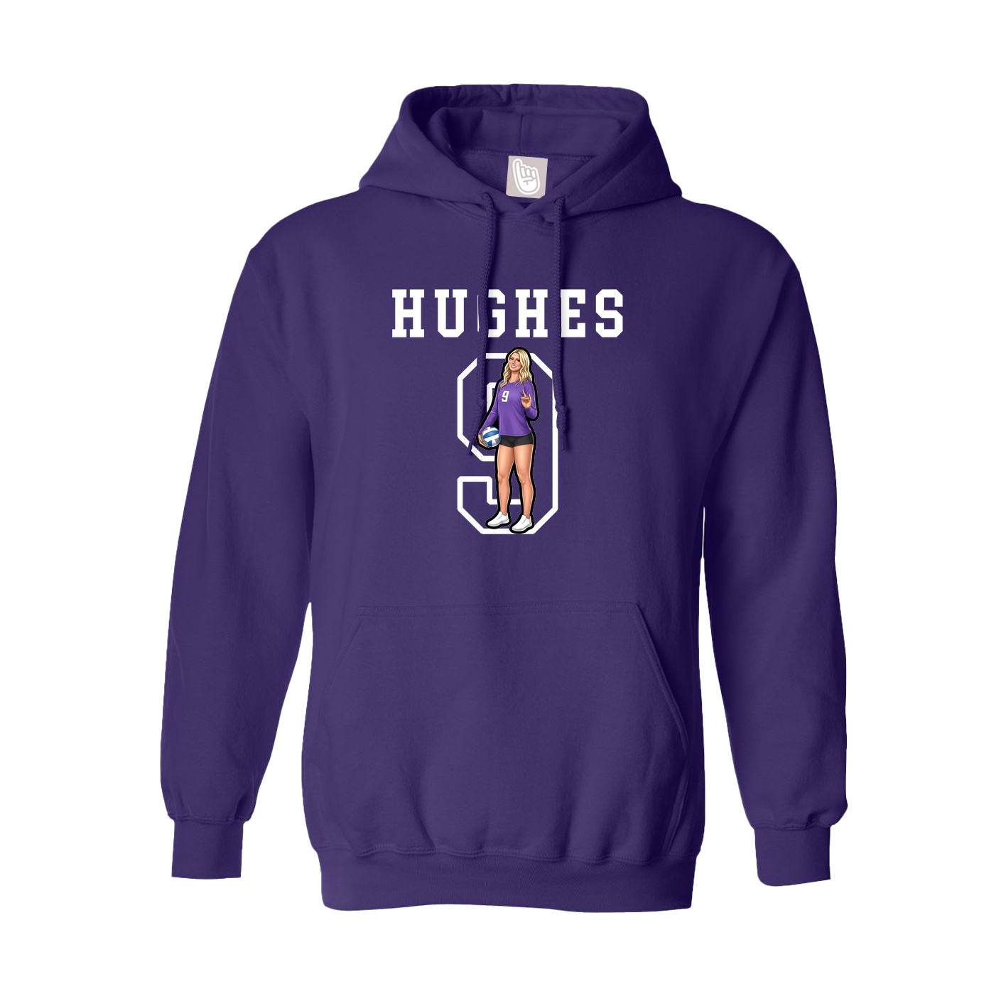 Hoodie — Shirsey in Purple