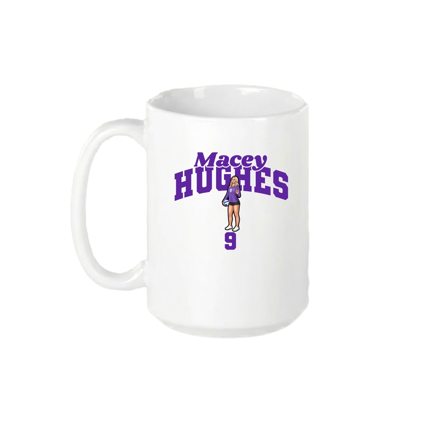 15oz Coffee Mug — Signature Arch in White