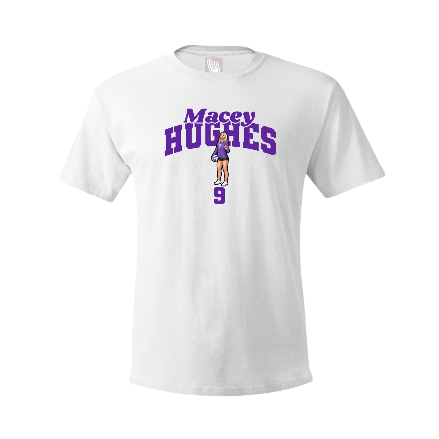 Youth Tee — Signature Arch in White