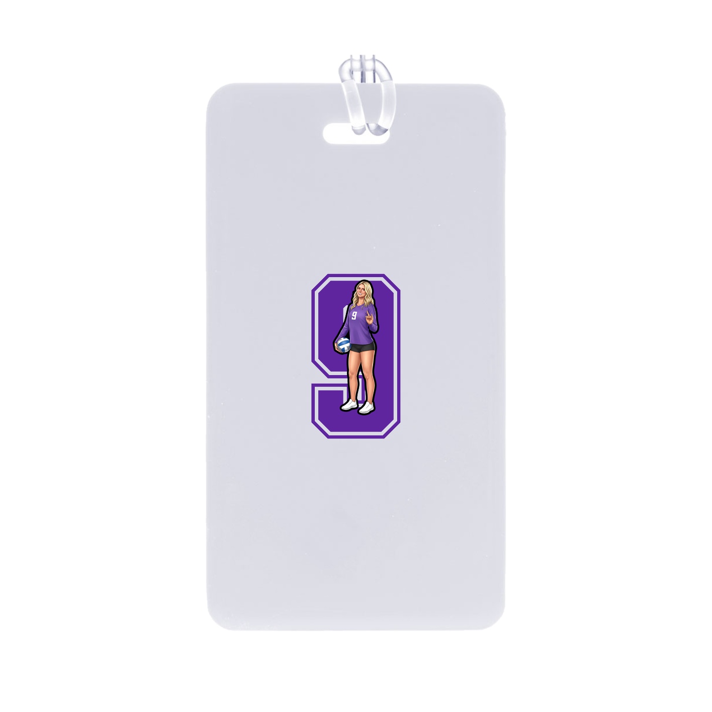 Bag Tag — Number in Classic