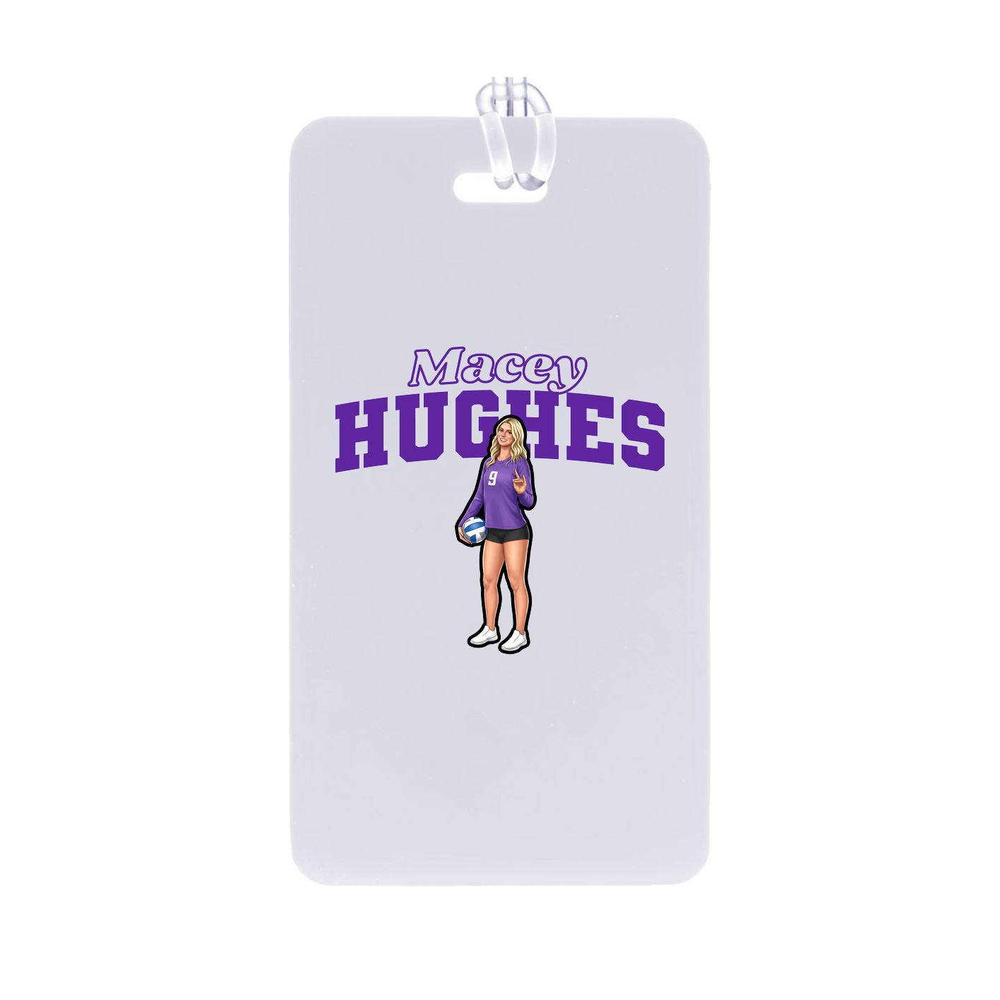 Bag Tag — Name Arch in Classic