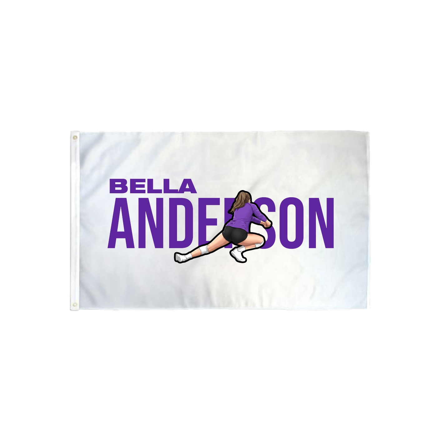 3x5 Flag — Player Name in Classic