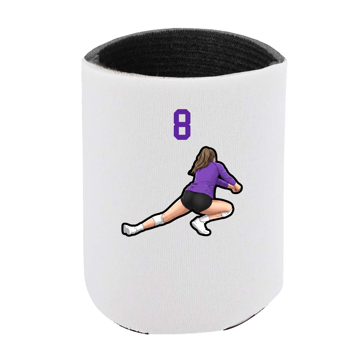 Can Holder — Number Top in White