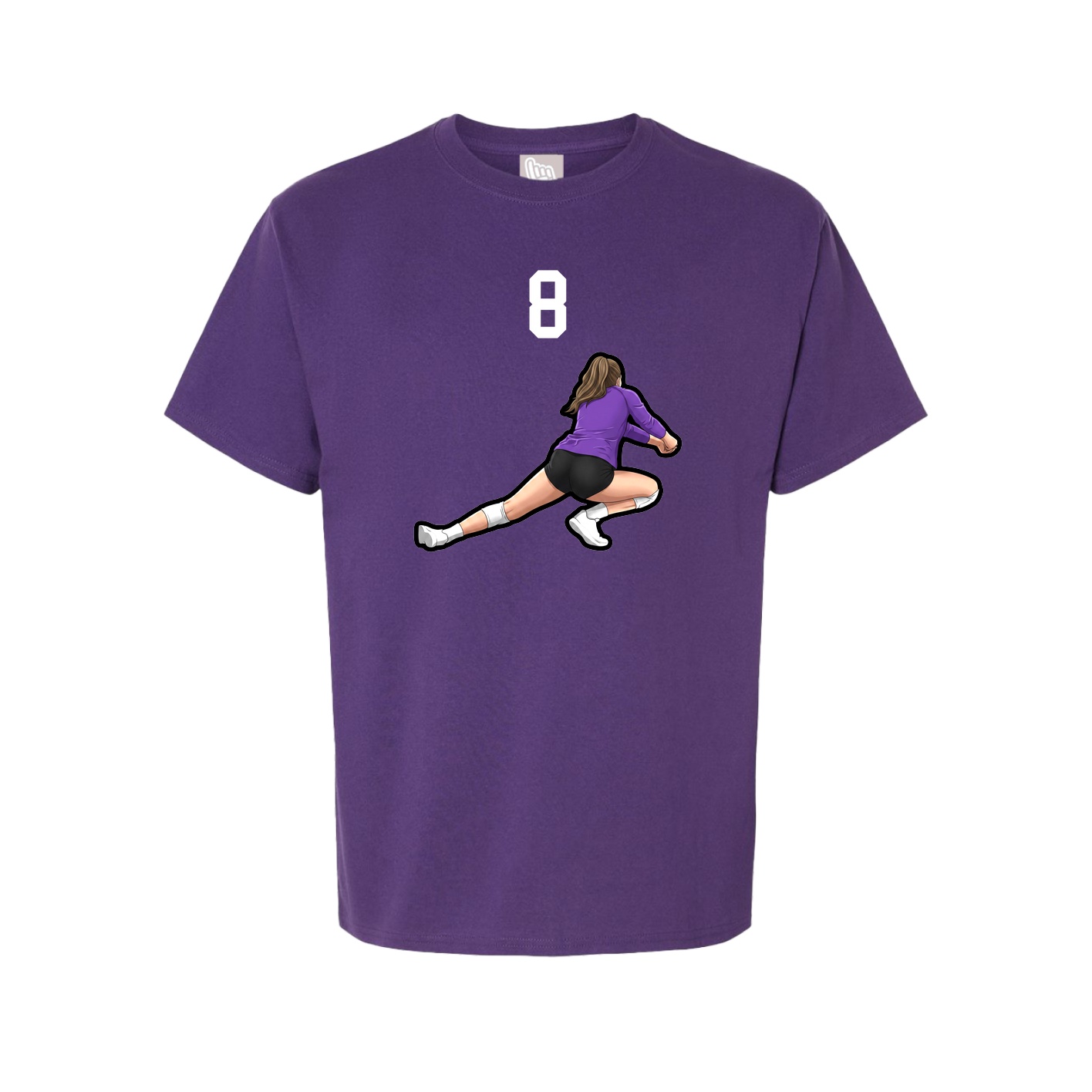 Tee — Number Top in Purple