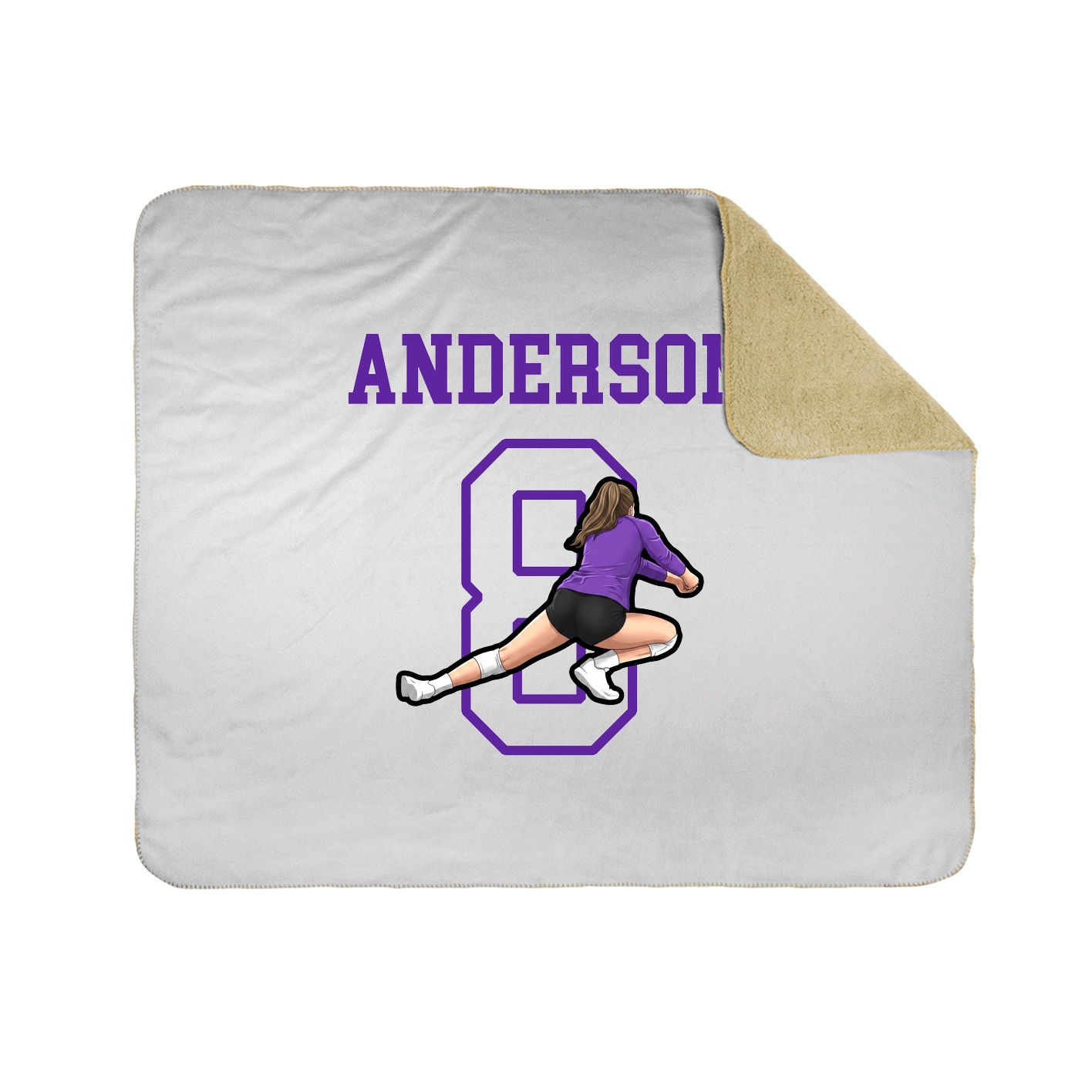 Throw Blanket — Shirsey in White