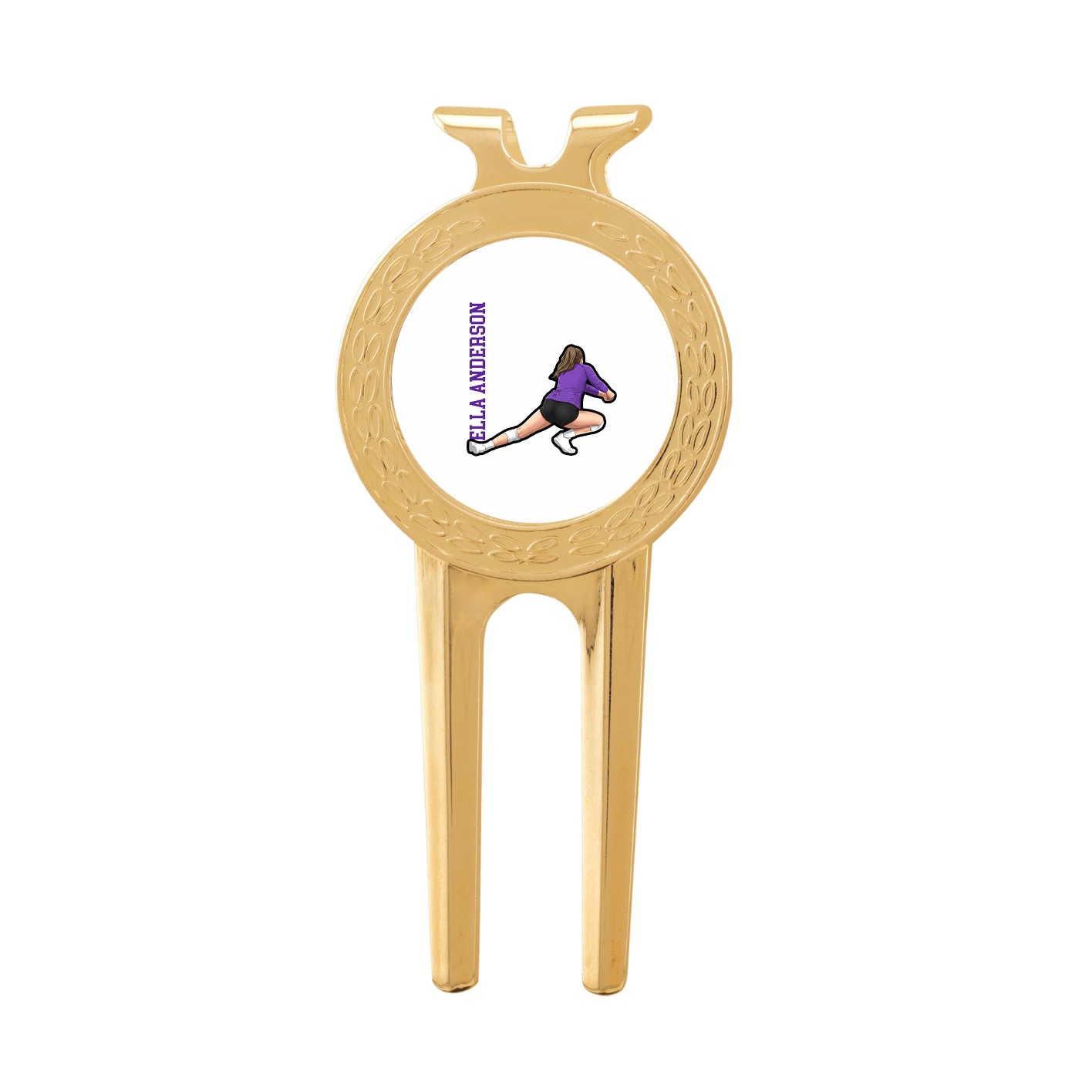 Divot Tool with Ball Marker — Name Vertical in Classic