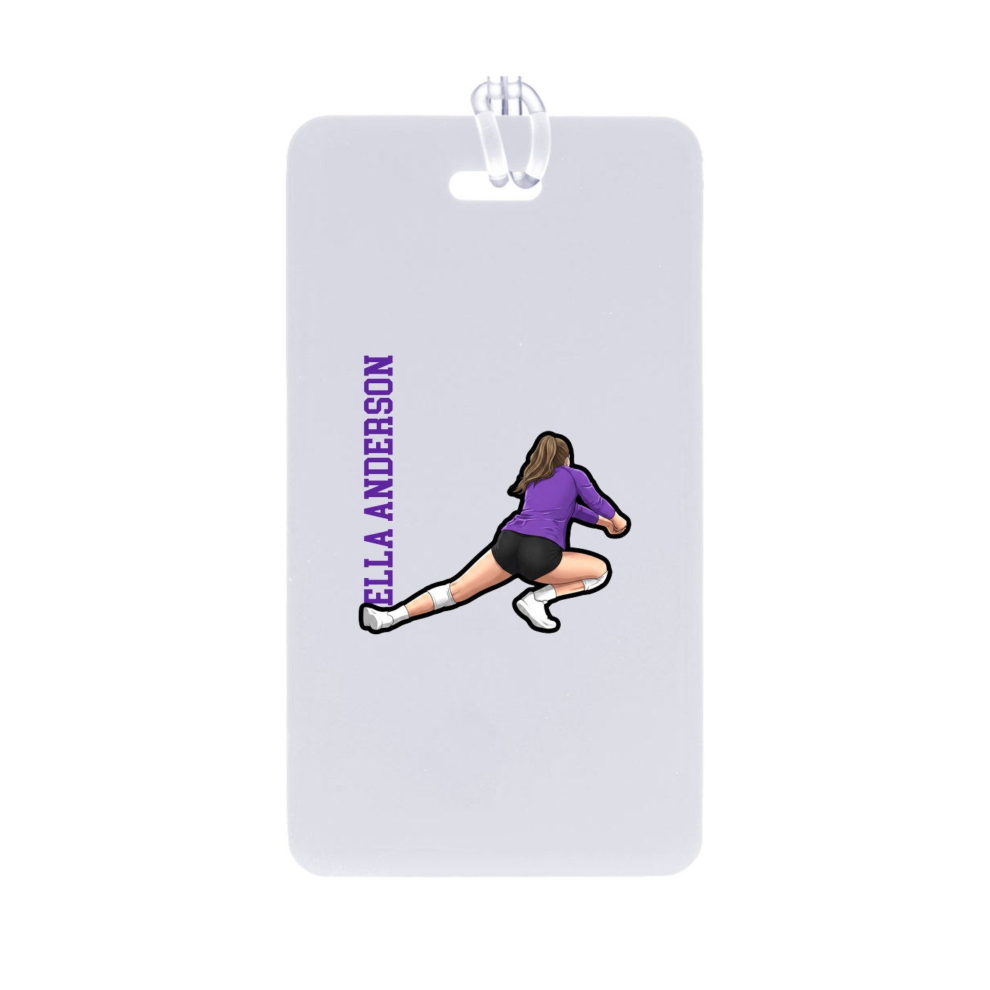 Bag Tag — Name Vertical in Classic
