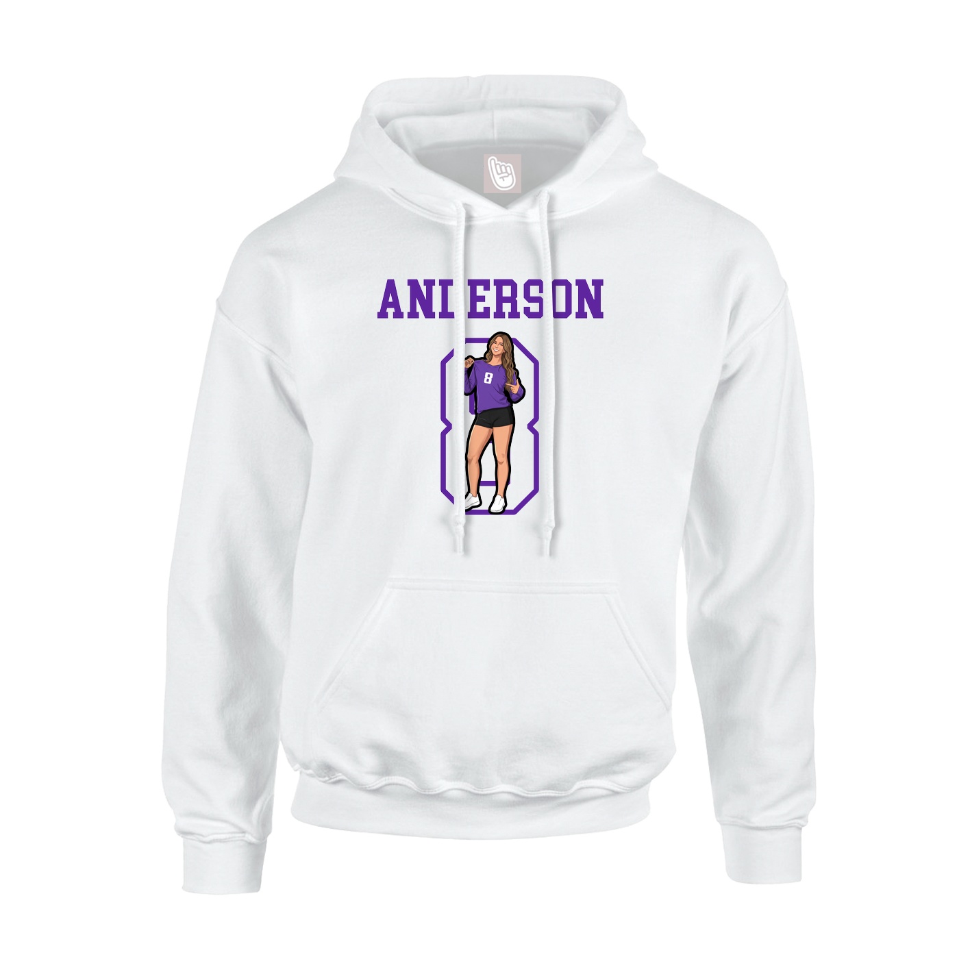 Hoodie — Shirsey in White