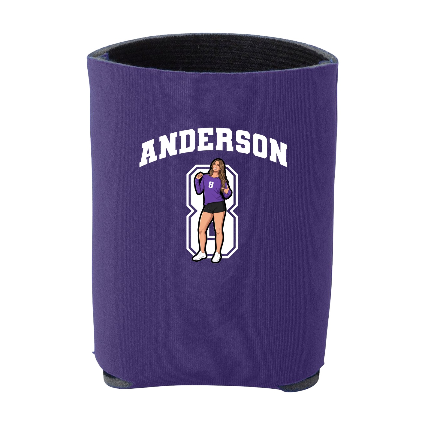 Can Holder — Number in Purple
