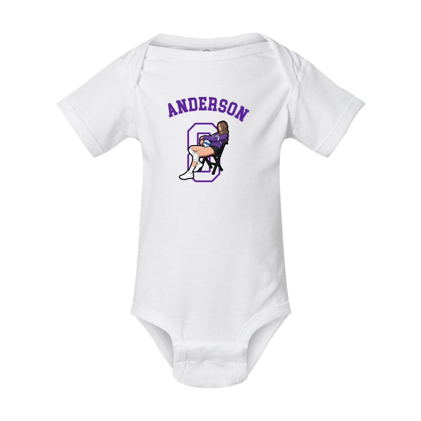 Baby Onesie — Shirsey Arch in White