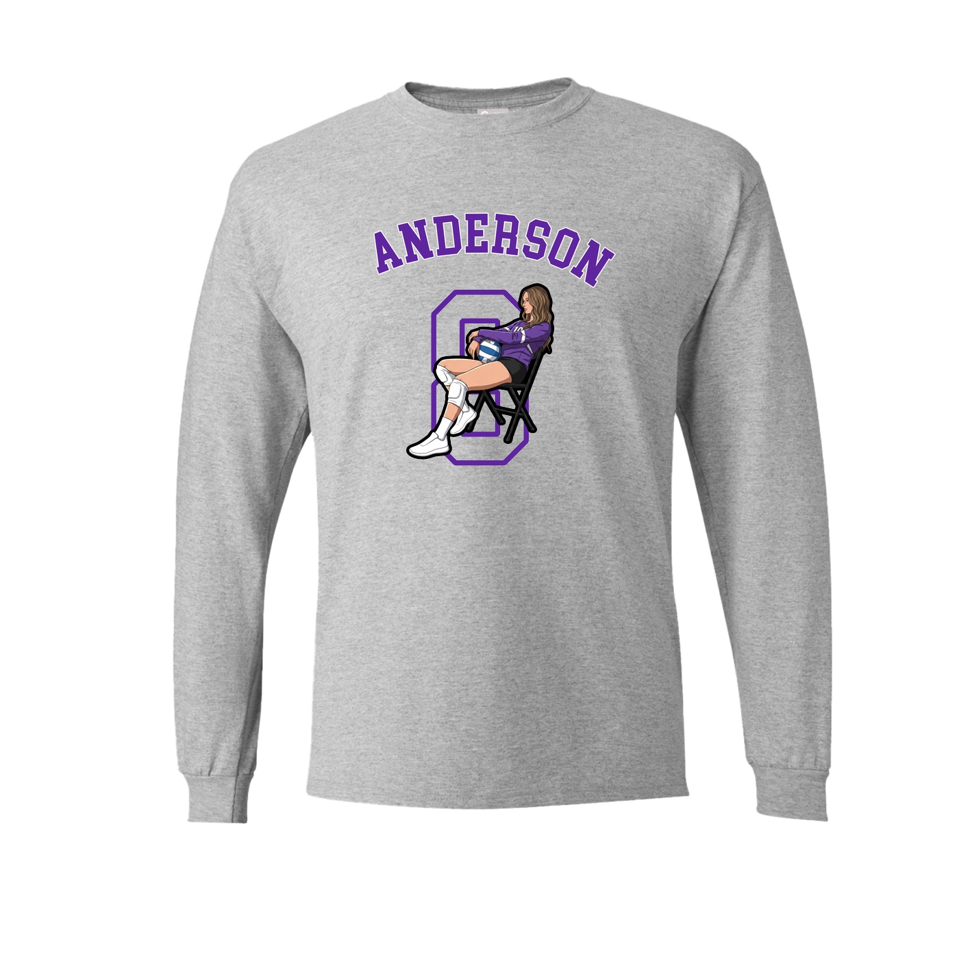 Long Sleeve Tee — Shirsey Arch in Grey
