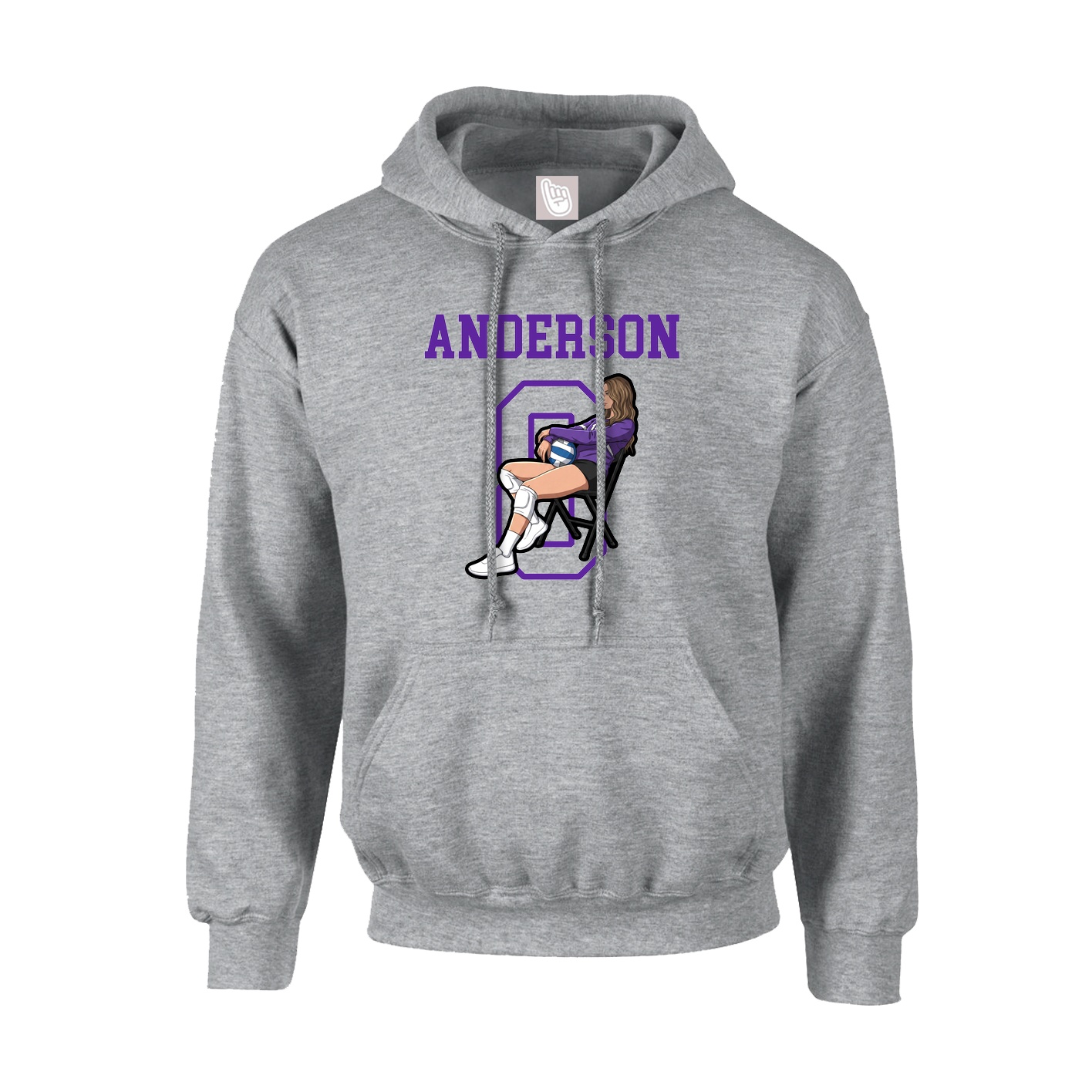 Hoodie — Shirsey in Grey