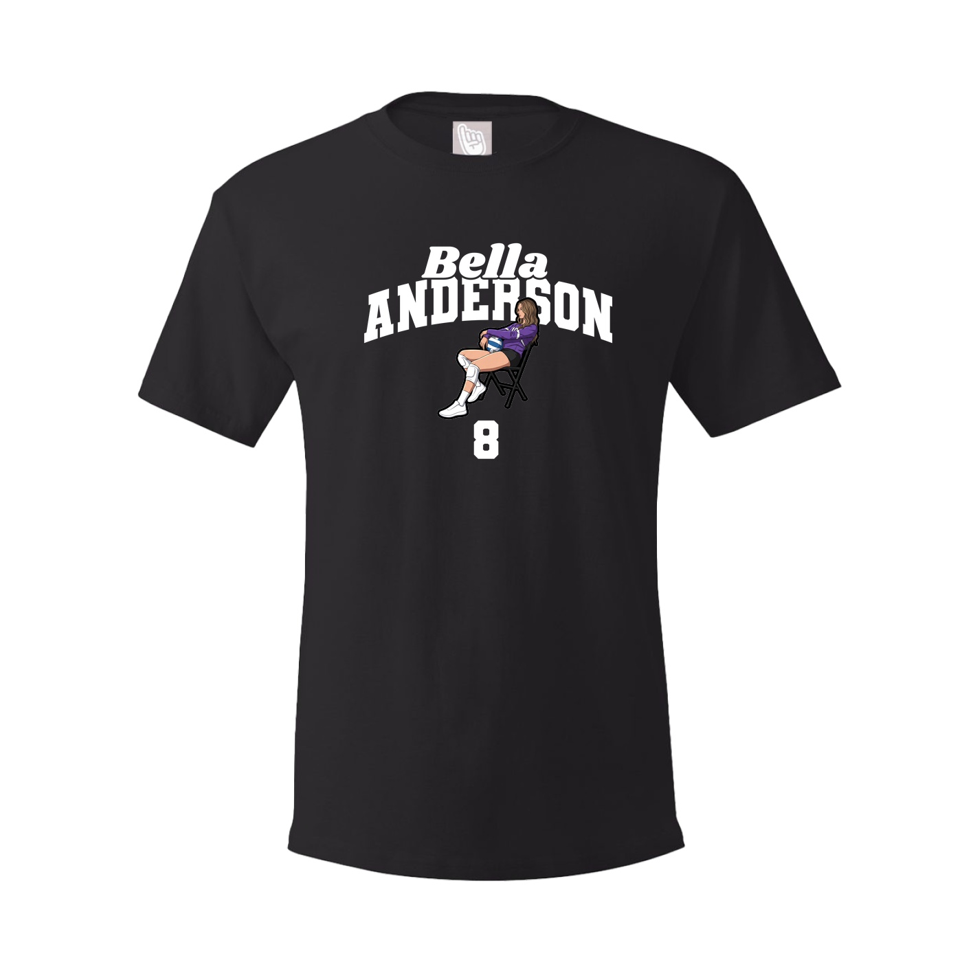 Youth Tee — Signature Arch in Black