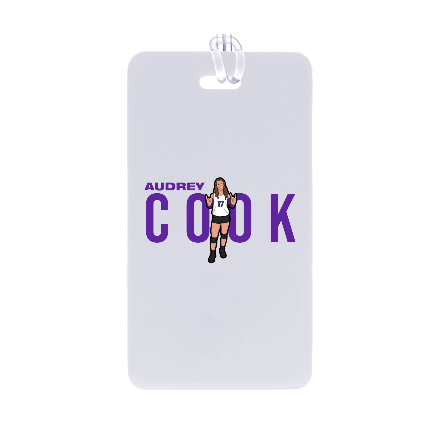 Bag Tag — Player Name in Classic
