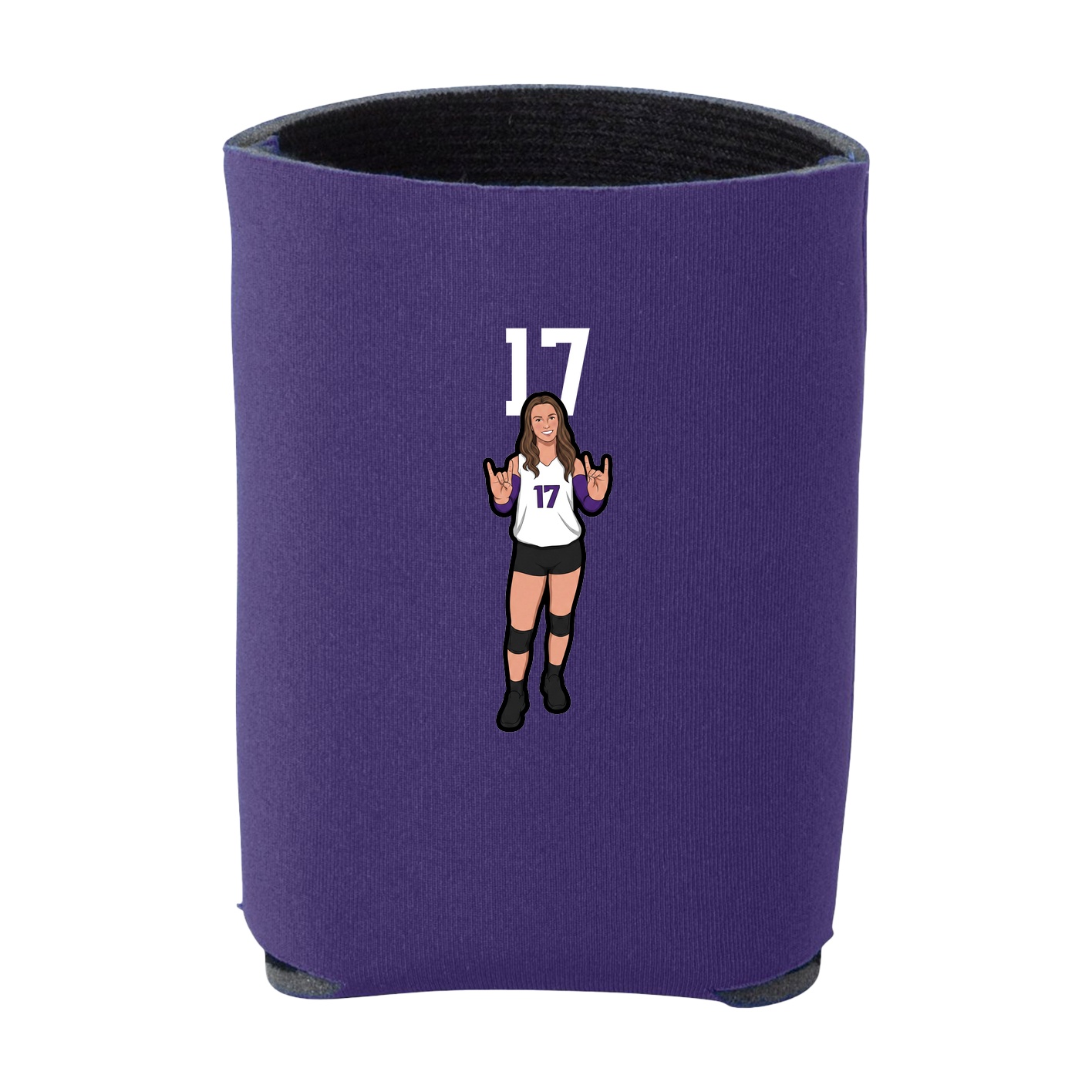 Can Holder — Number Top in Purple