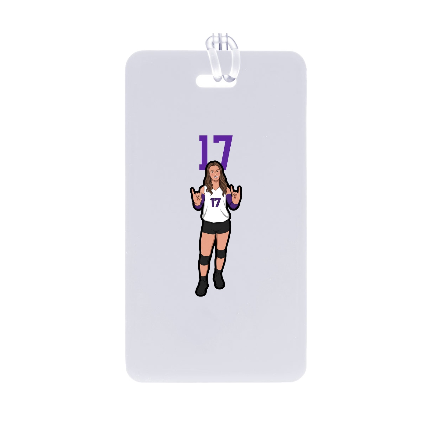 Bag Tag — Number Top in Classic