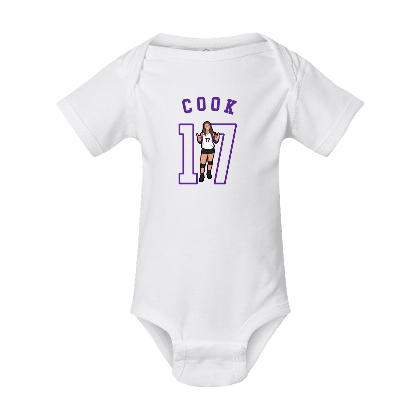 Baby Onesie — Shirsey Arch in White