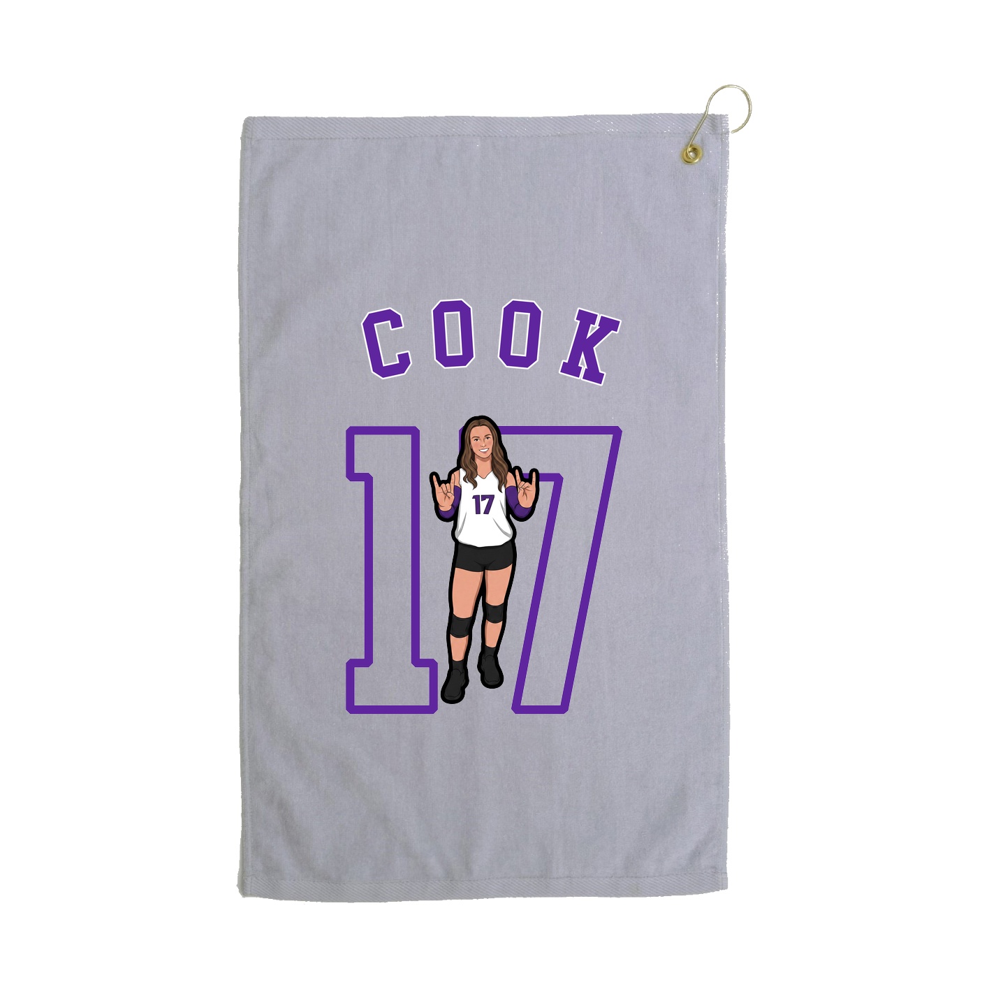 Golf Towel — Shirsey Arch in Grey