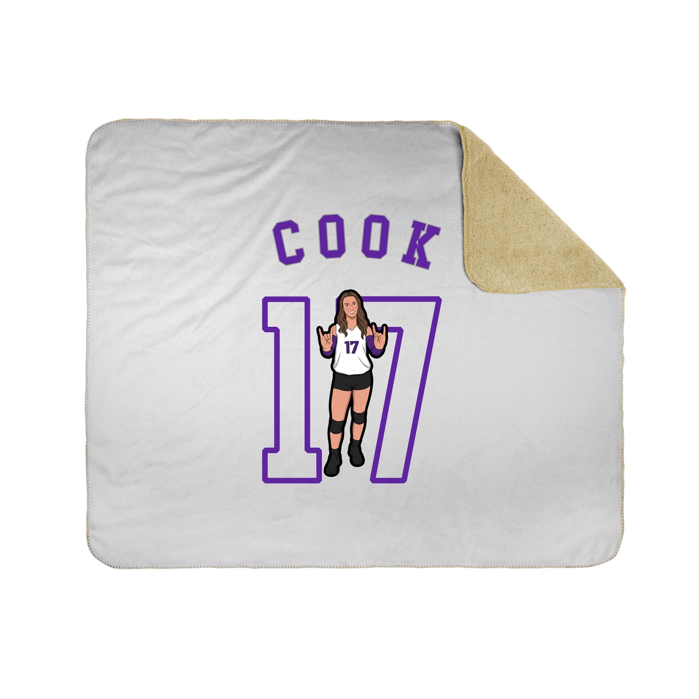 Throw Blanket — Shirsey Arch in White