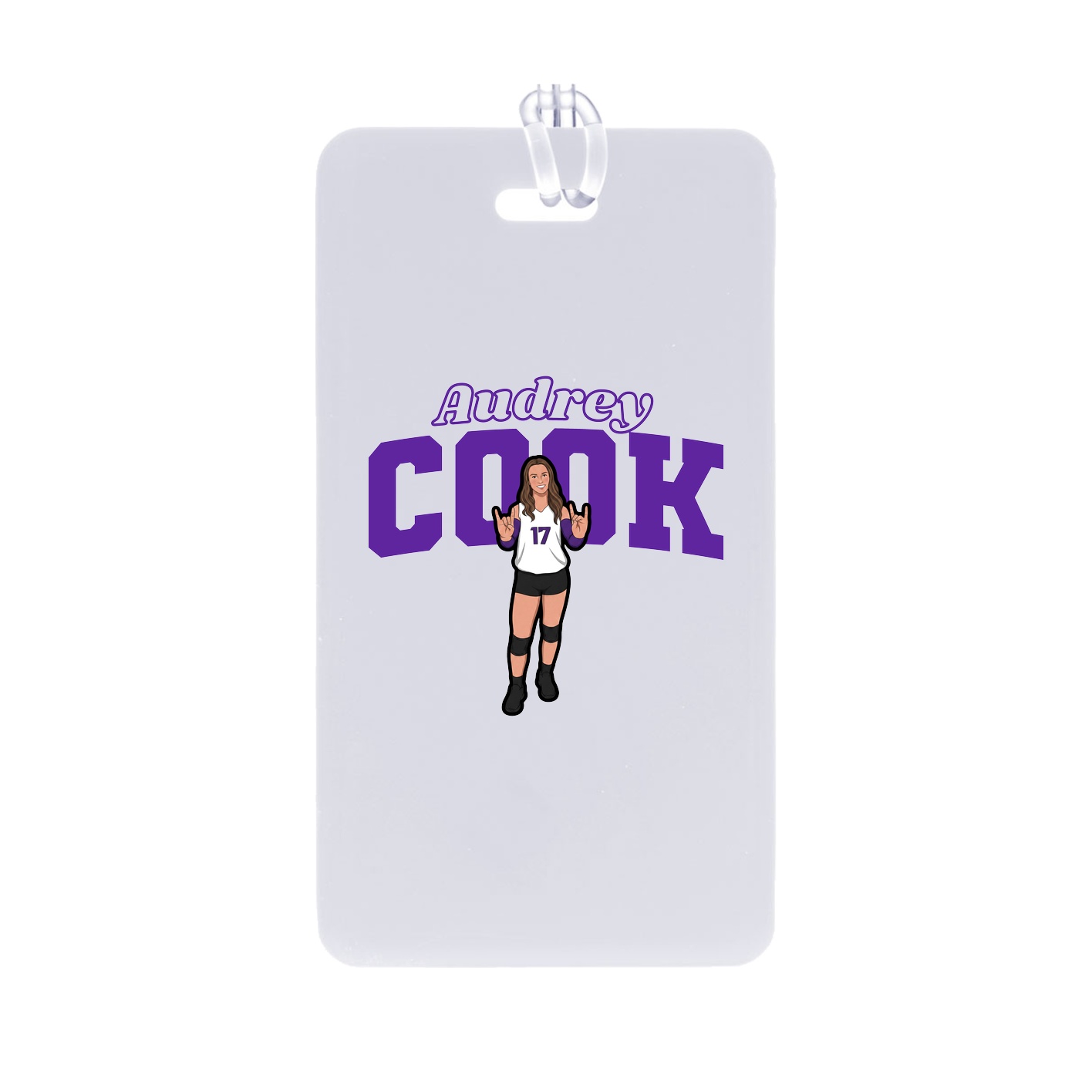 Bag Tag — Name Arch in Classic