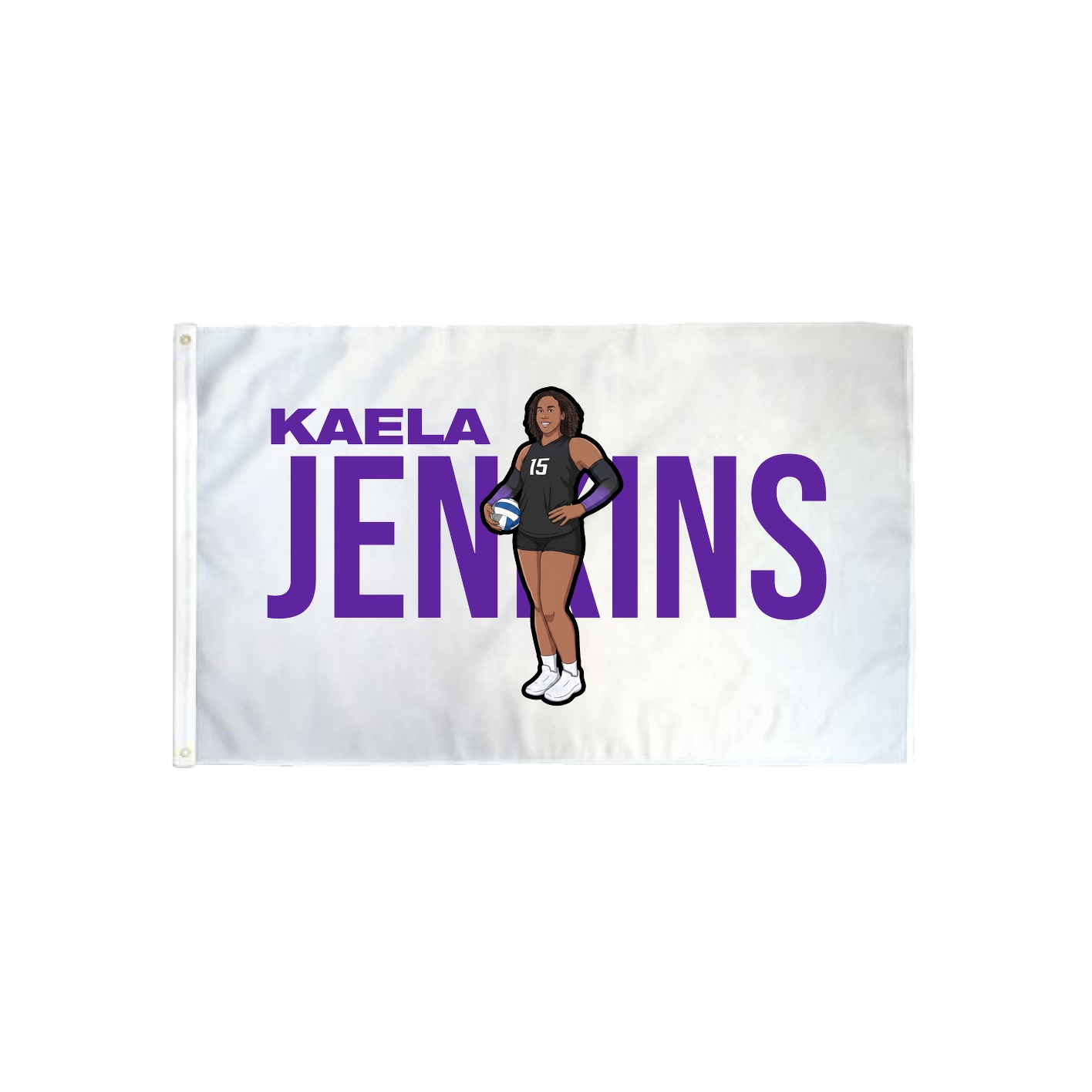 3x5 Flag — Player Name in Classic
