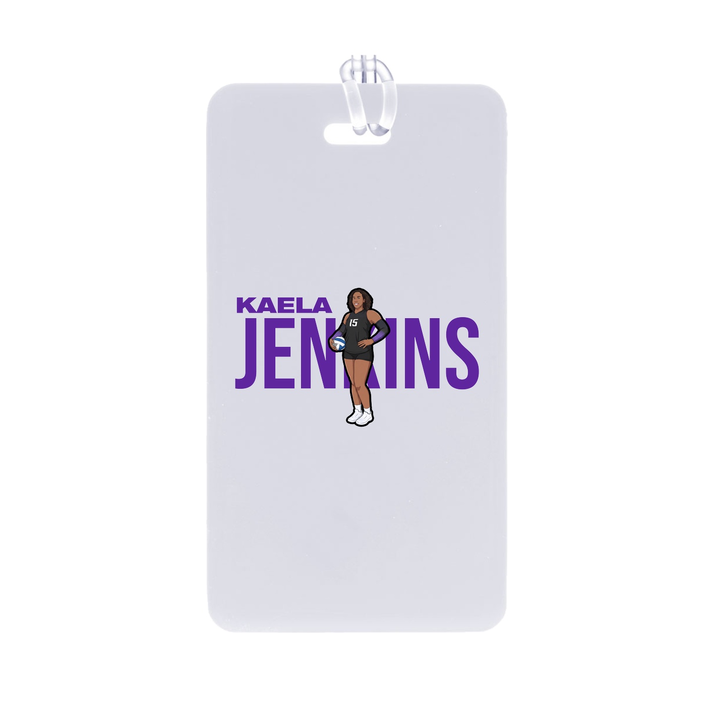 Bag Tag — Player Name in Classic