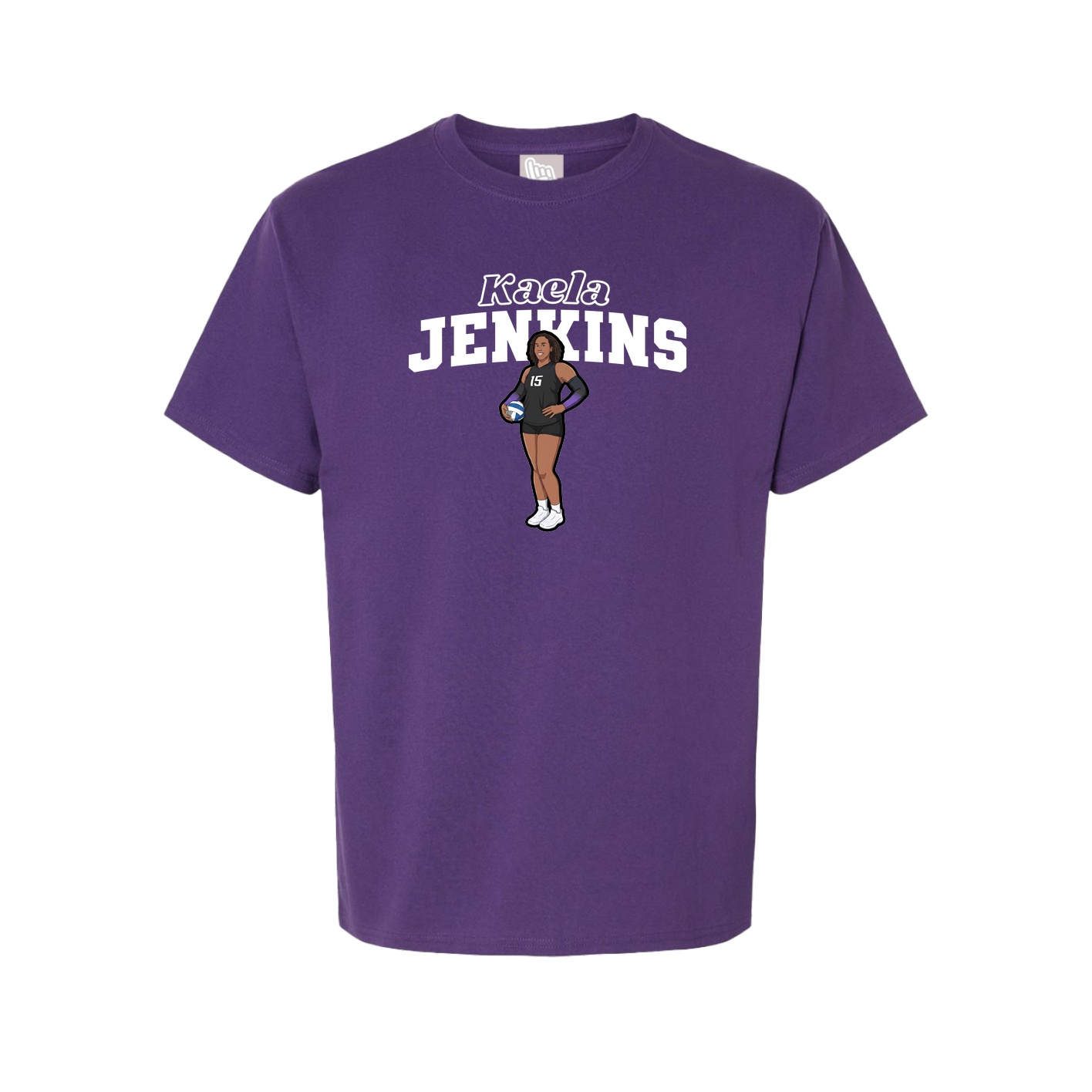 Tee — Name Arch in Purple