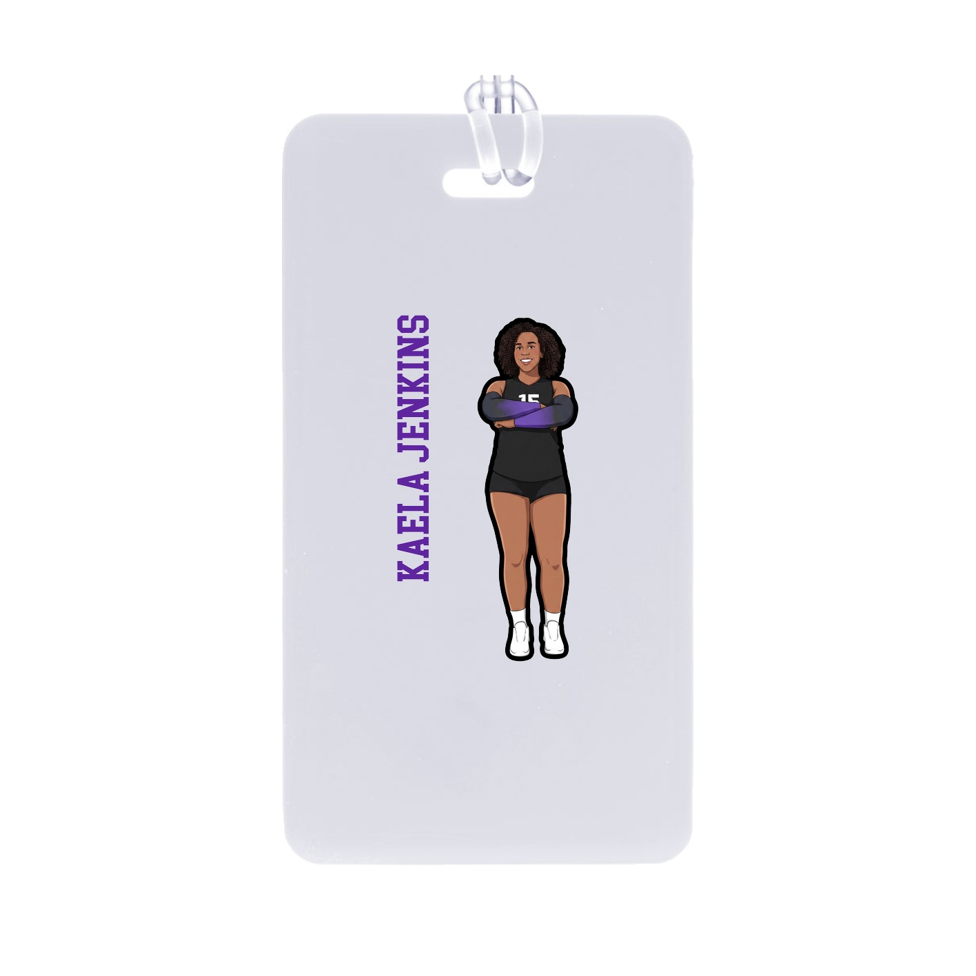 Bag Tag — Name Vertical in Classic