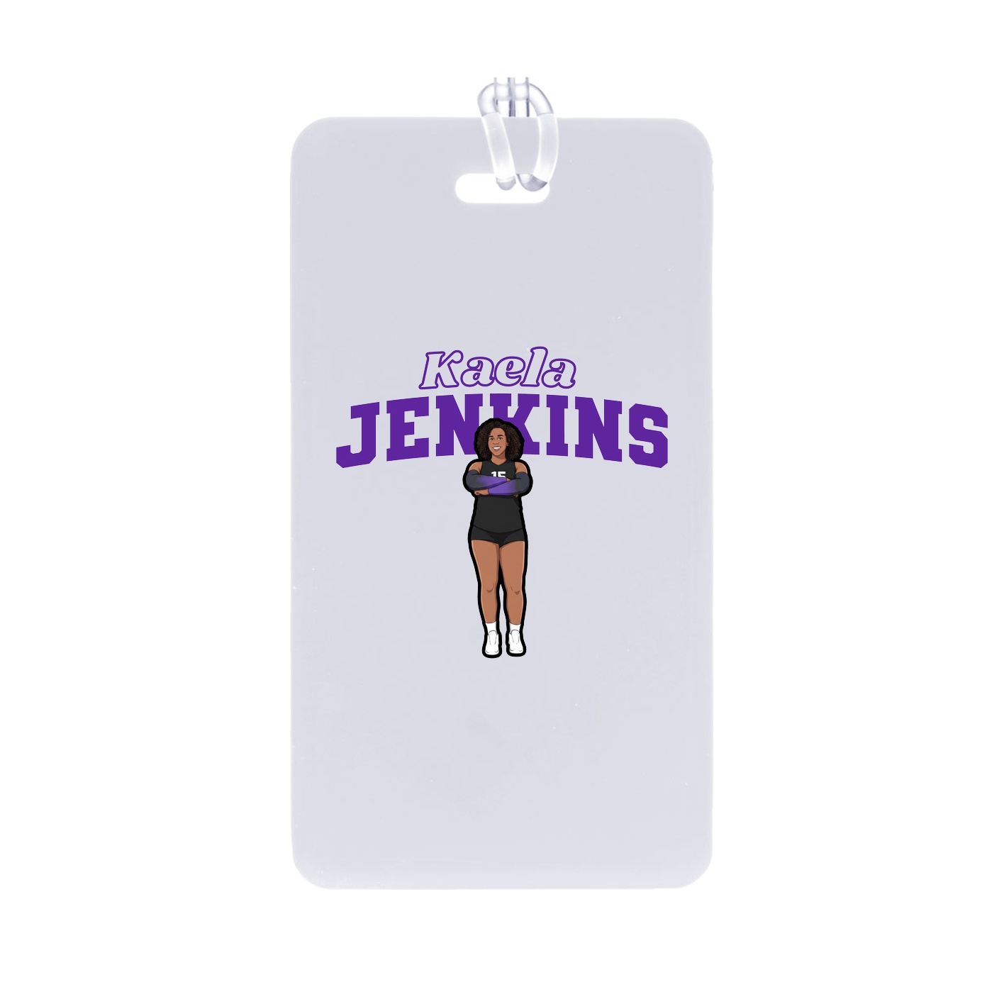 Bag Tag — Name Arch in Classic