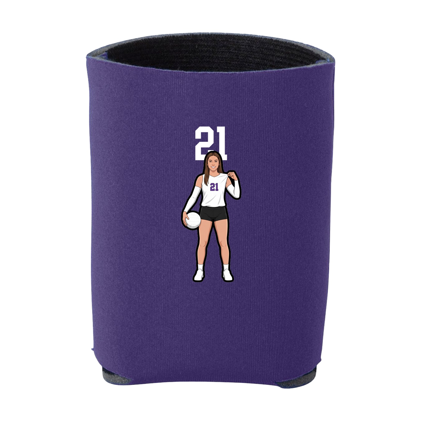 Can Holder — Number Top in Purple
