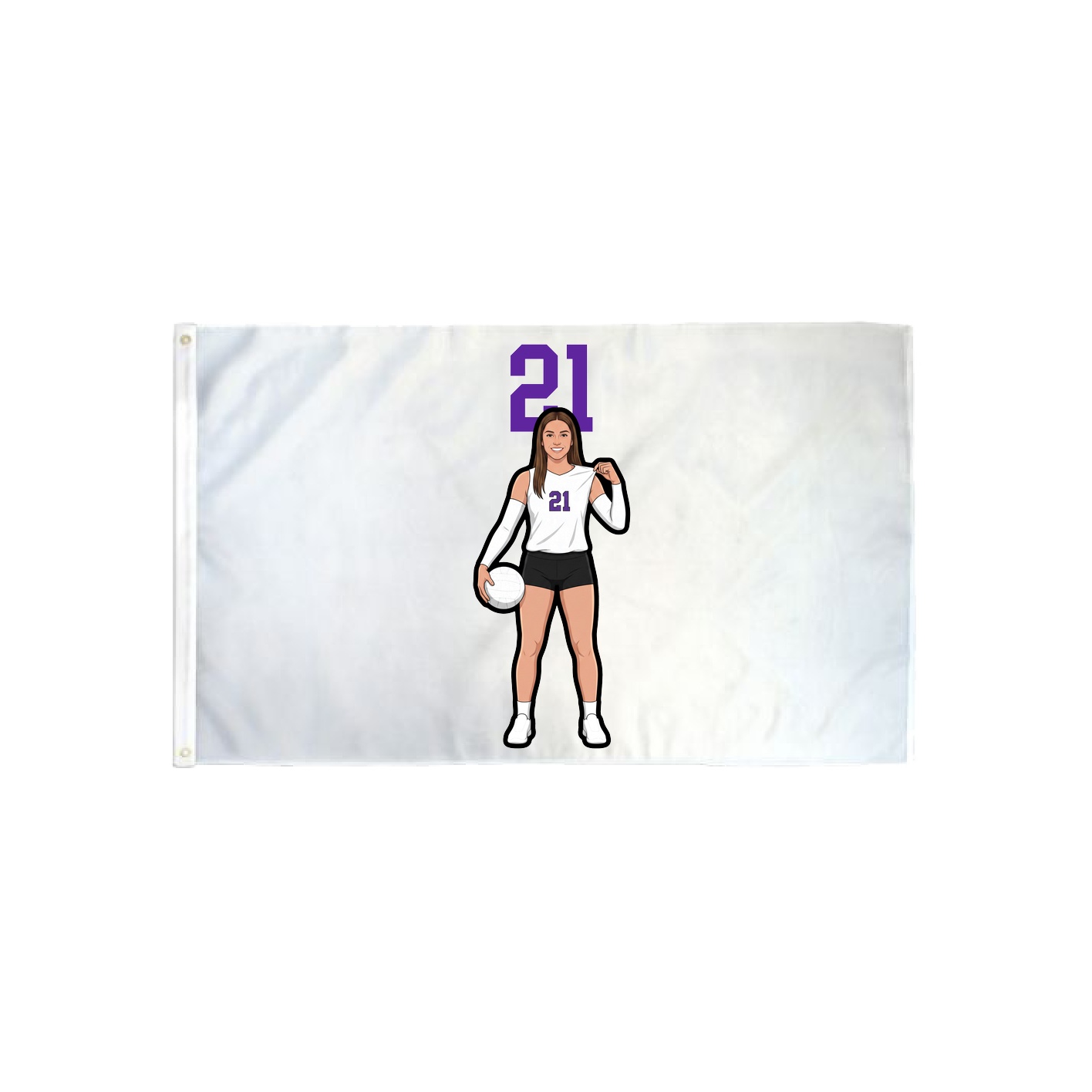 3x5 Flag — Number Top in Classic