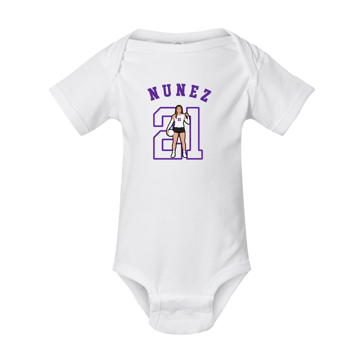 Baby Onesie — Shirsey Arch in White