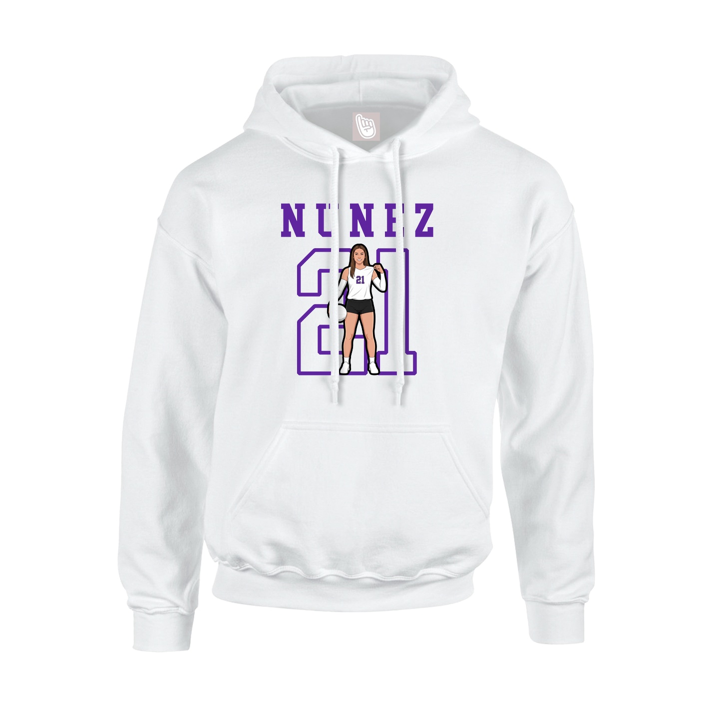 Youth Hoodie — Shirsey in White
