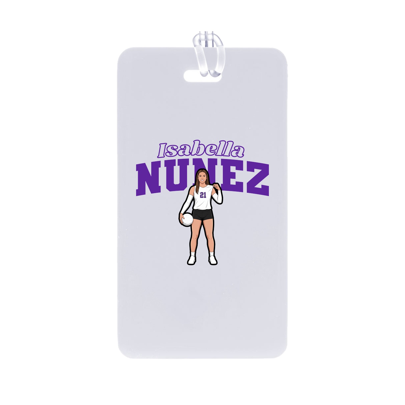 Bag Tag — Name Arch in Classic
