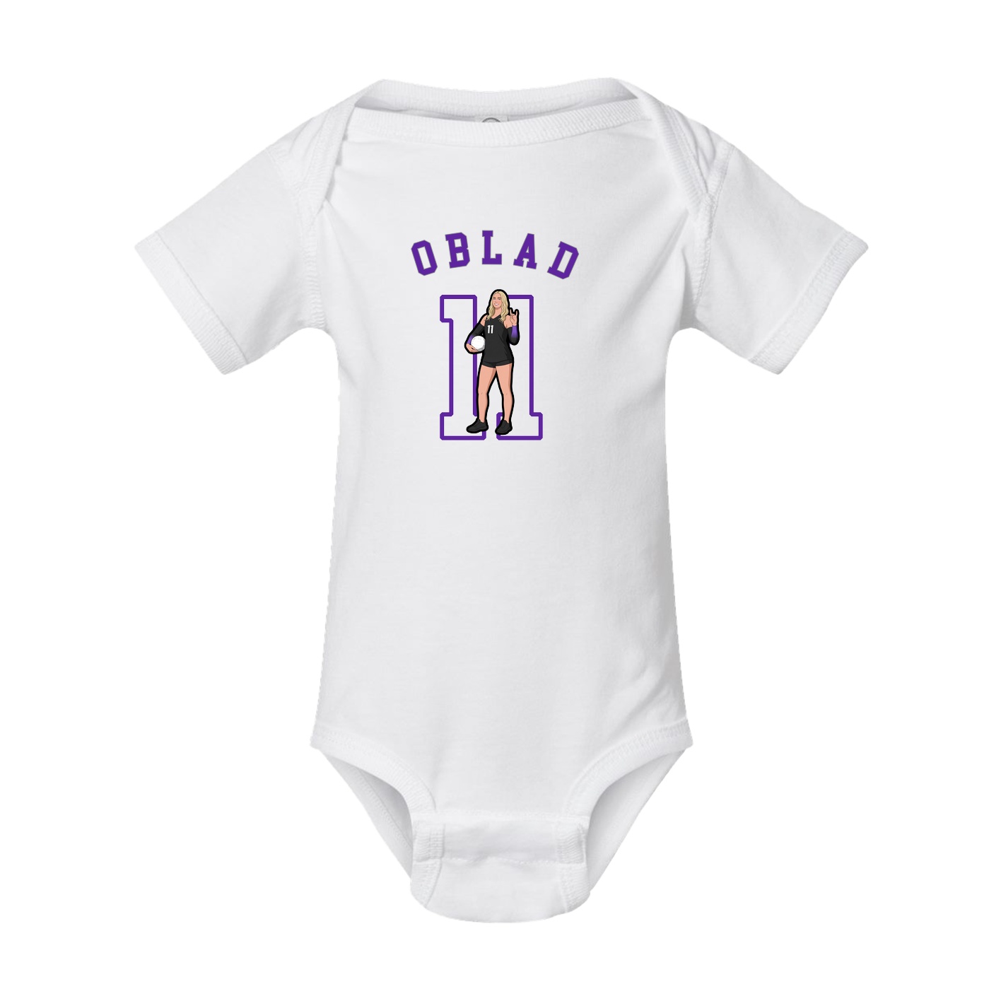 Baby Onesie — Shirsey Arch in White