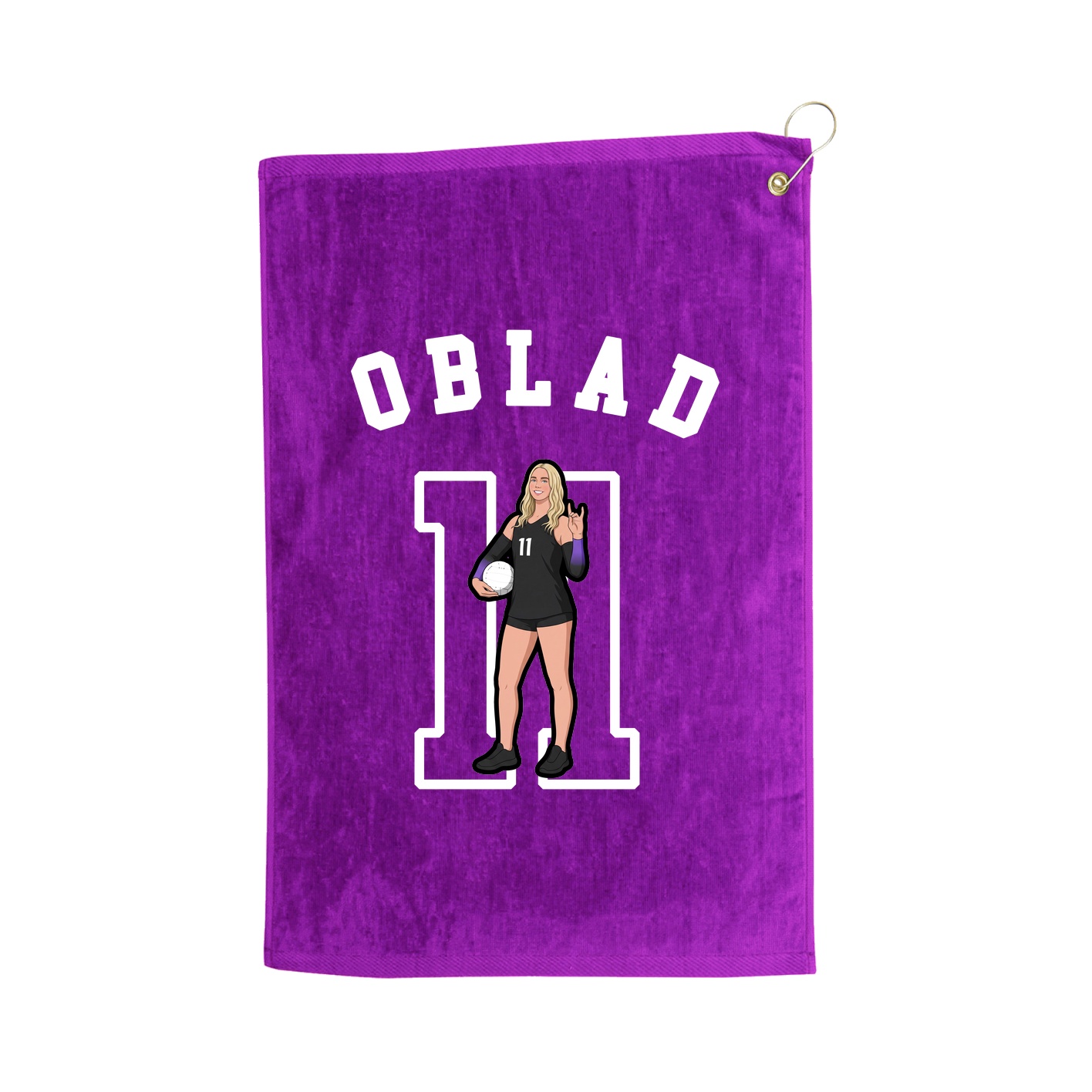Golf Towel — Shirsey Arch in Purple