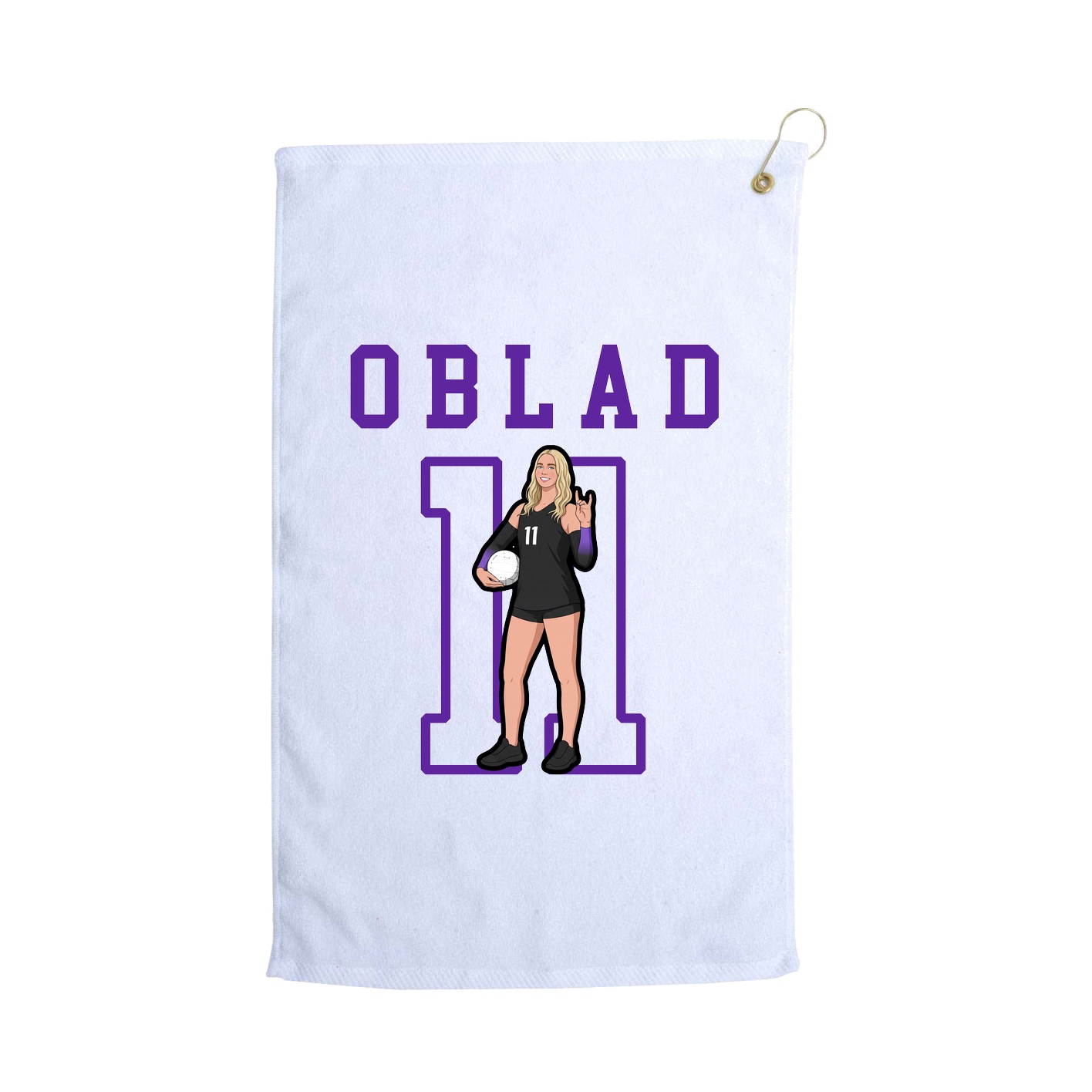 Golf Towel — Shirsey in White