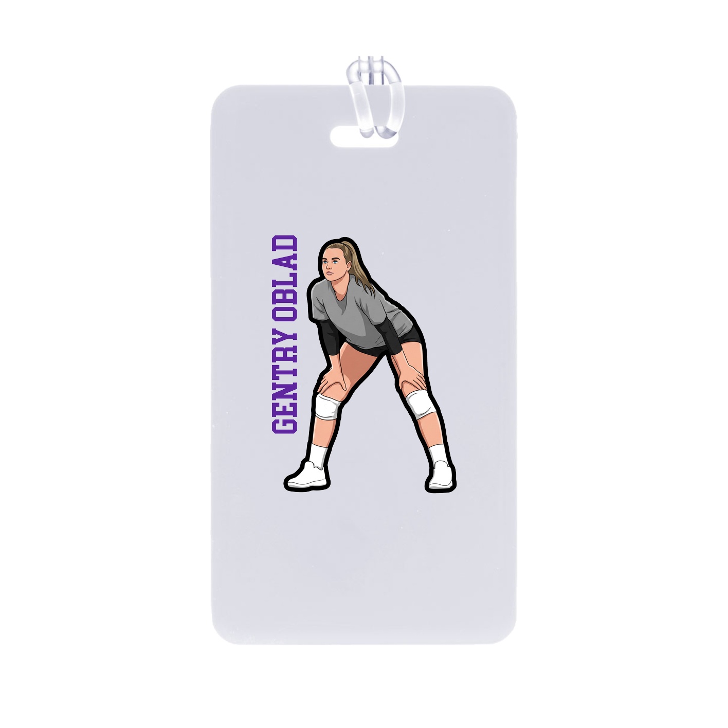 Bag Tag — Name Vertical in Classic