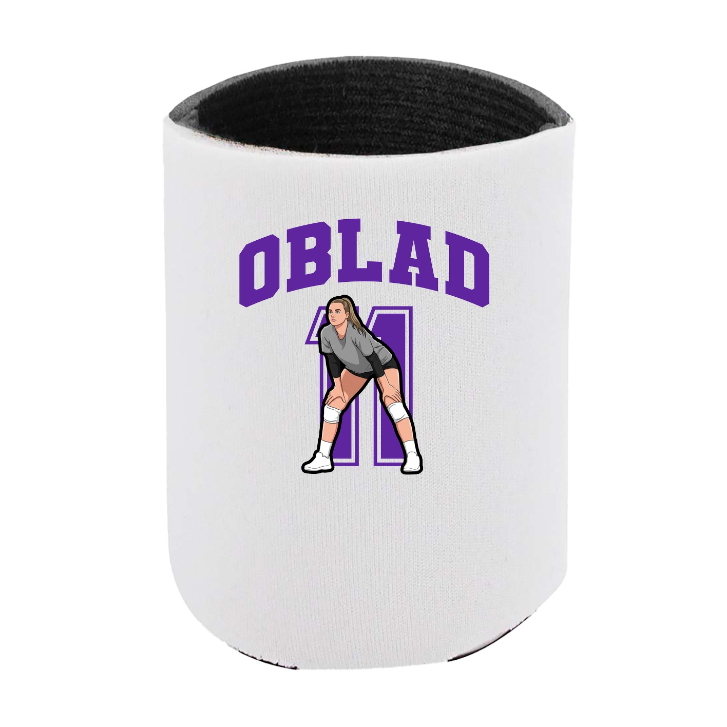 Can Holder — Number in White