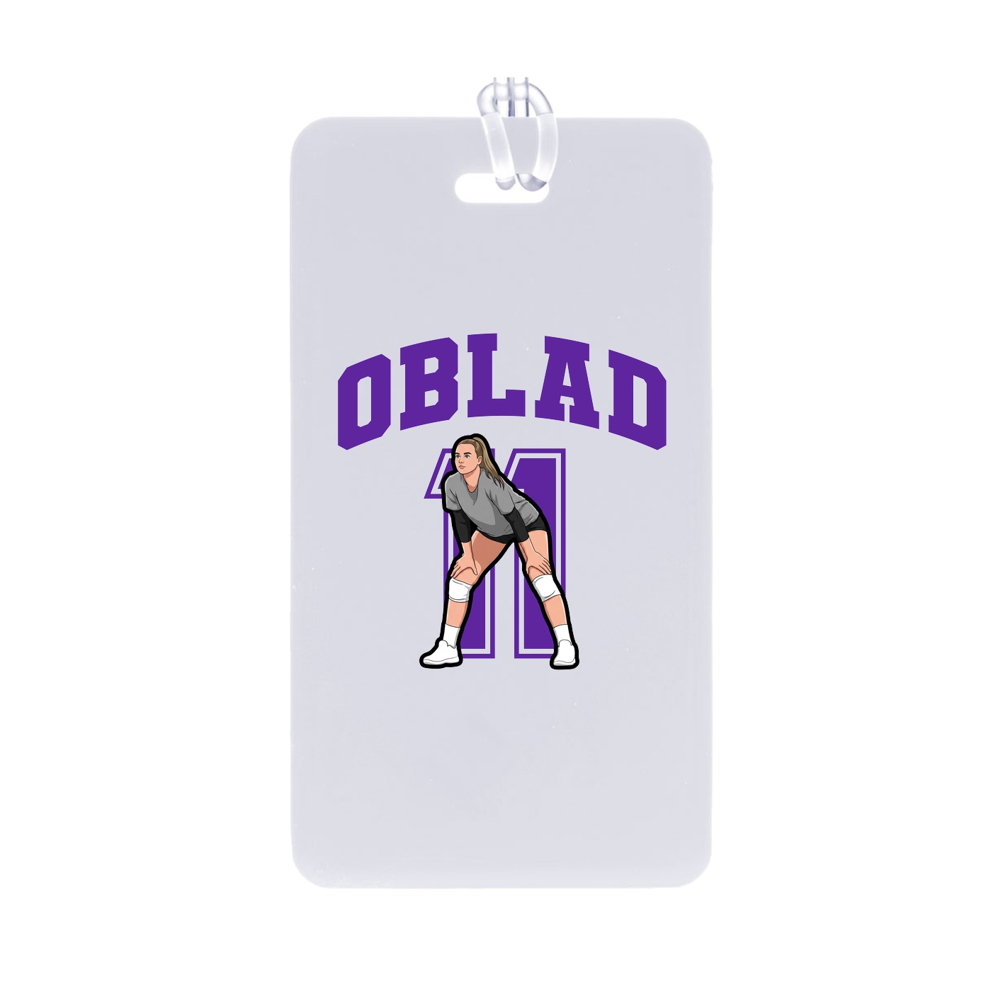 Bag Tag — Number in Classic