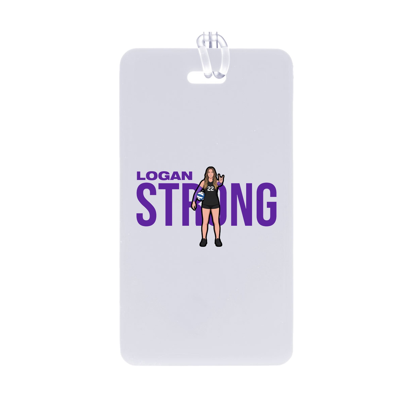 Bag Tag — Player Name in Classic