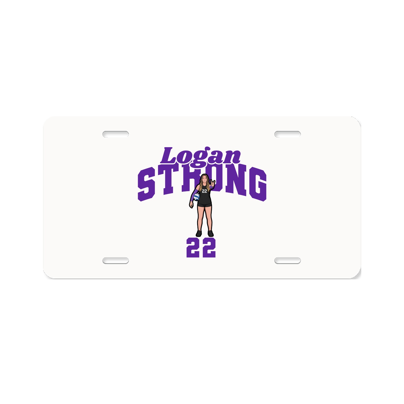 License Plate — Signature Arch in Classic