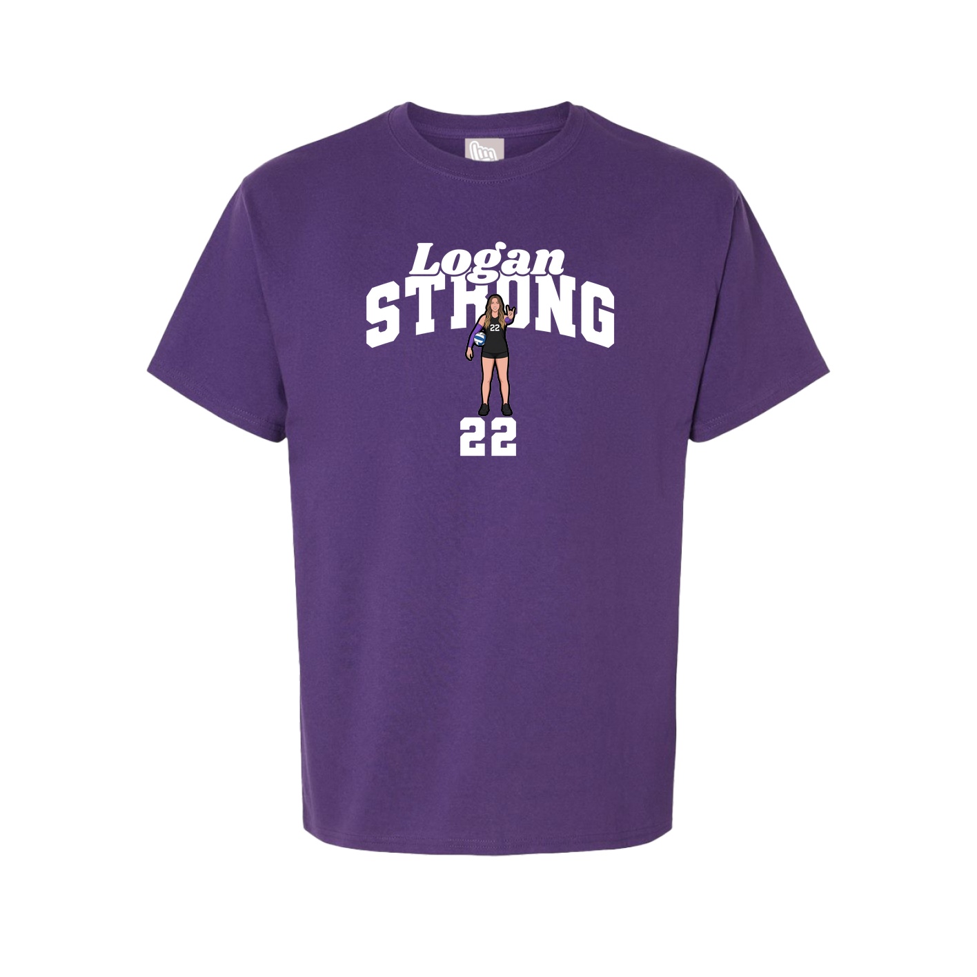 Tee — Signature Arch in Purple