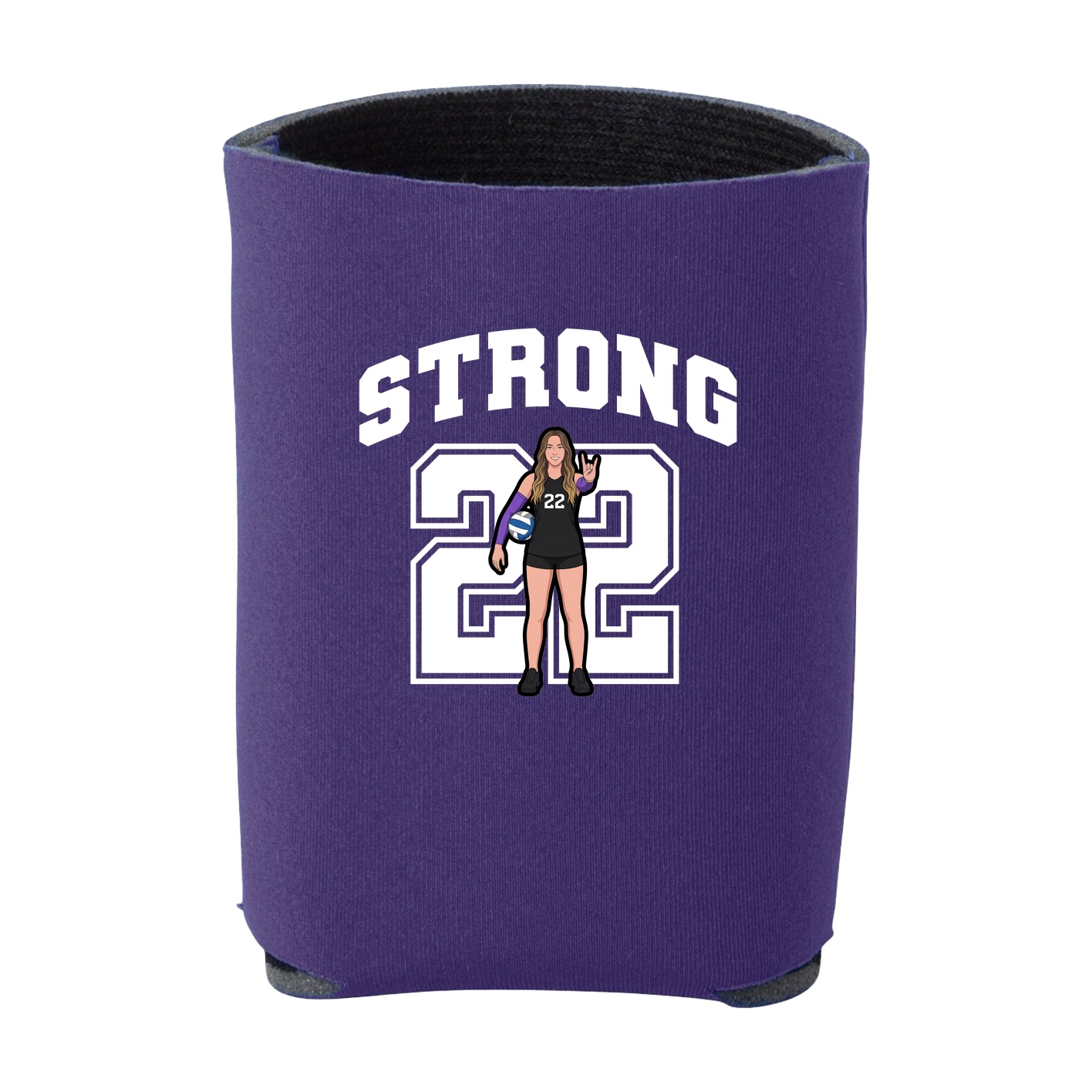 Can Holder — Number in Purple