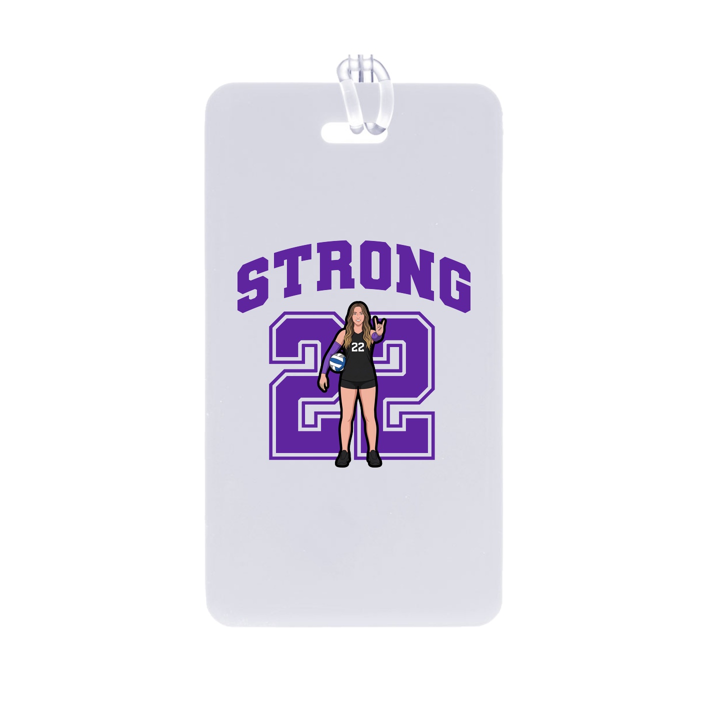 Bag Tag — Number in Classic