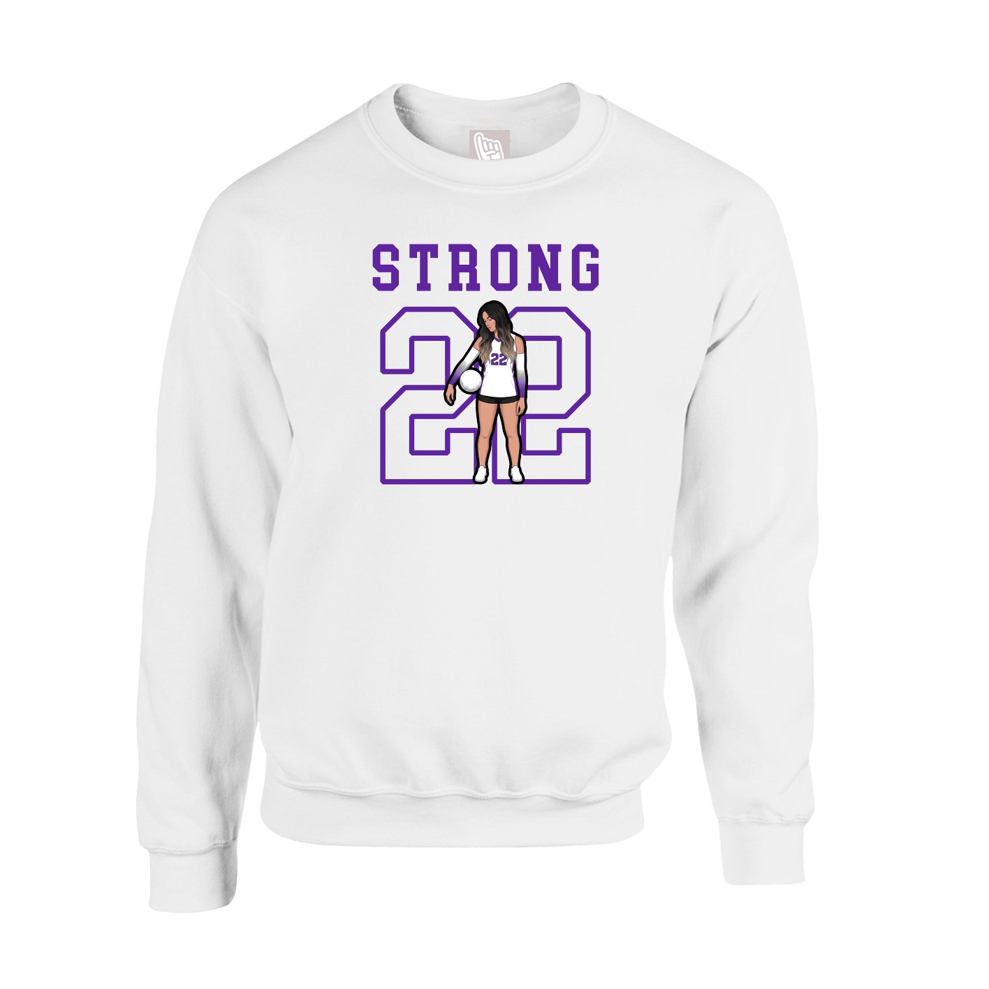 Fleece Crew — Shirsey in White