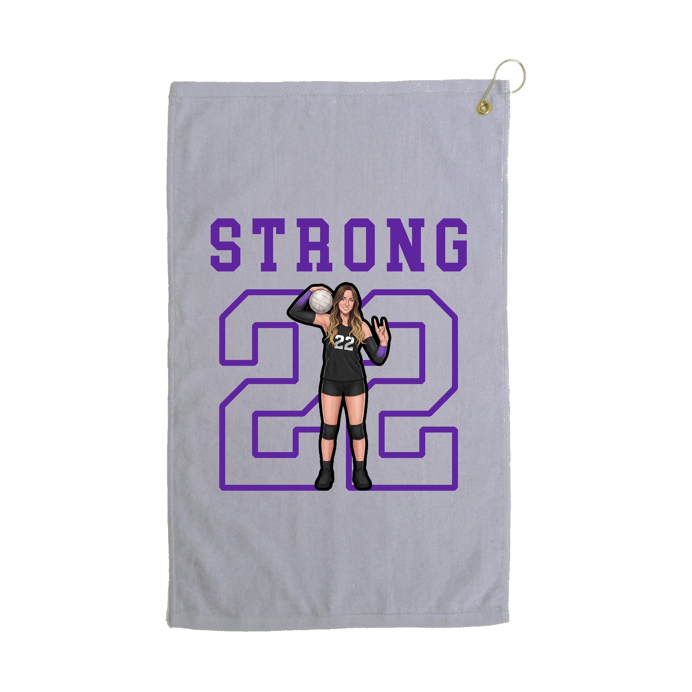 Golf Towel — Shirsey in Grey